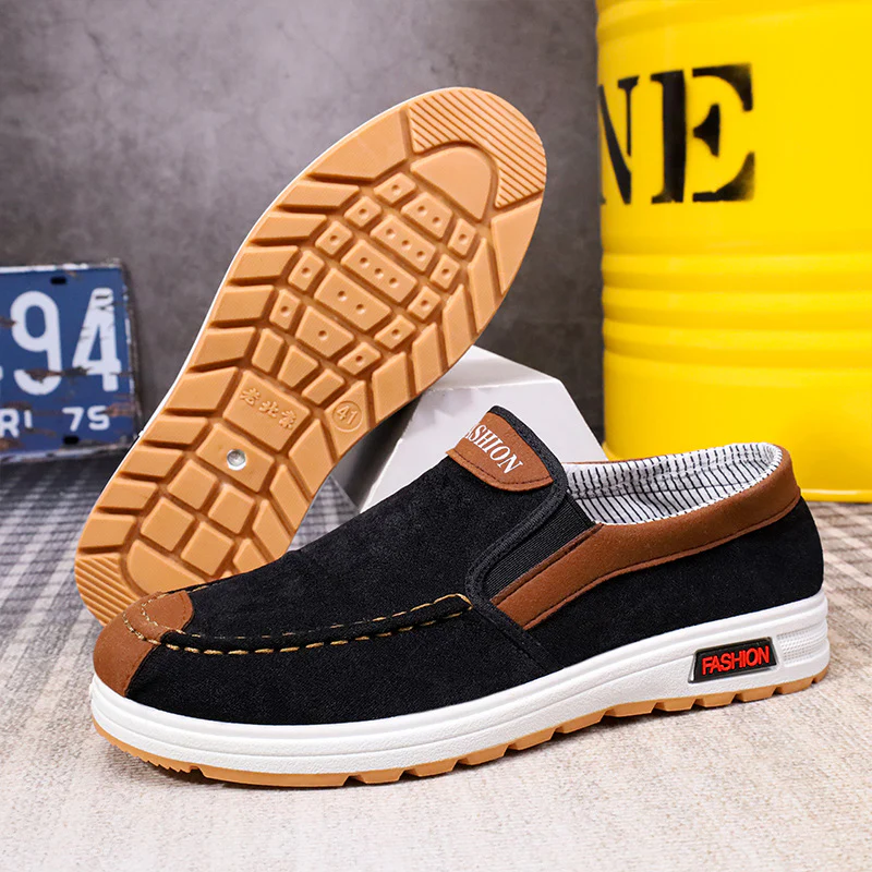 Herren Modische Slipper aus Kunstleder Heidi Mode - Image 8