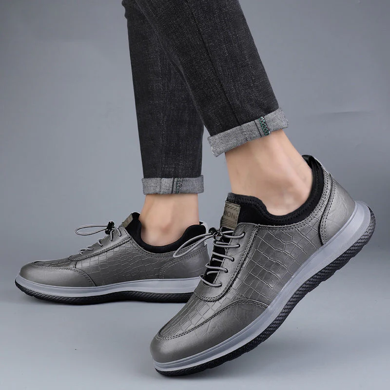 Herren modische Sneaker mit edlem Schlangenmuster Heidi Mode - Image 4
