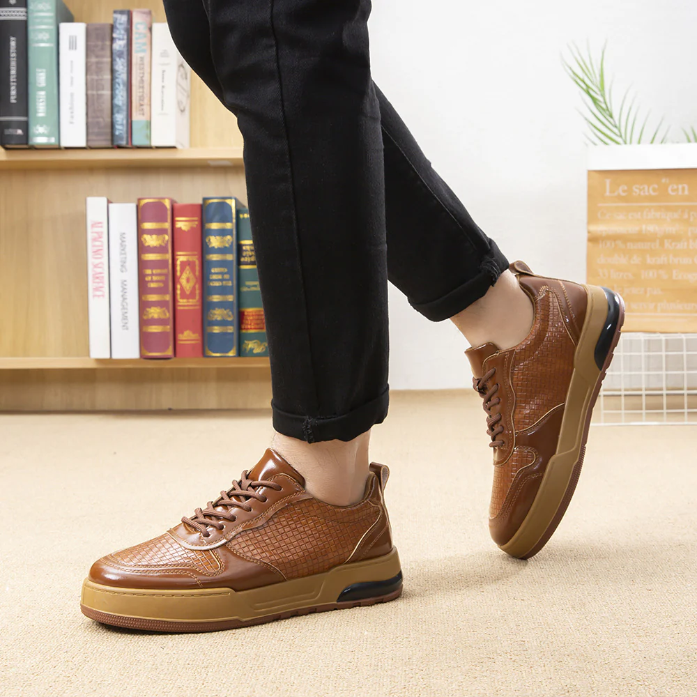 Herren Modische Sneakers mit praktischem Schnürsystem und edlem Design Heidi Mode - Image 2