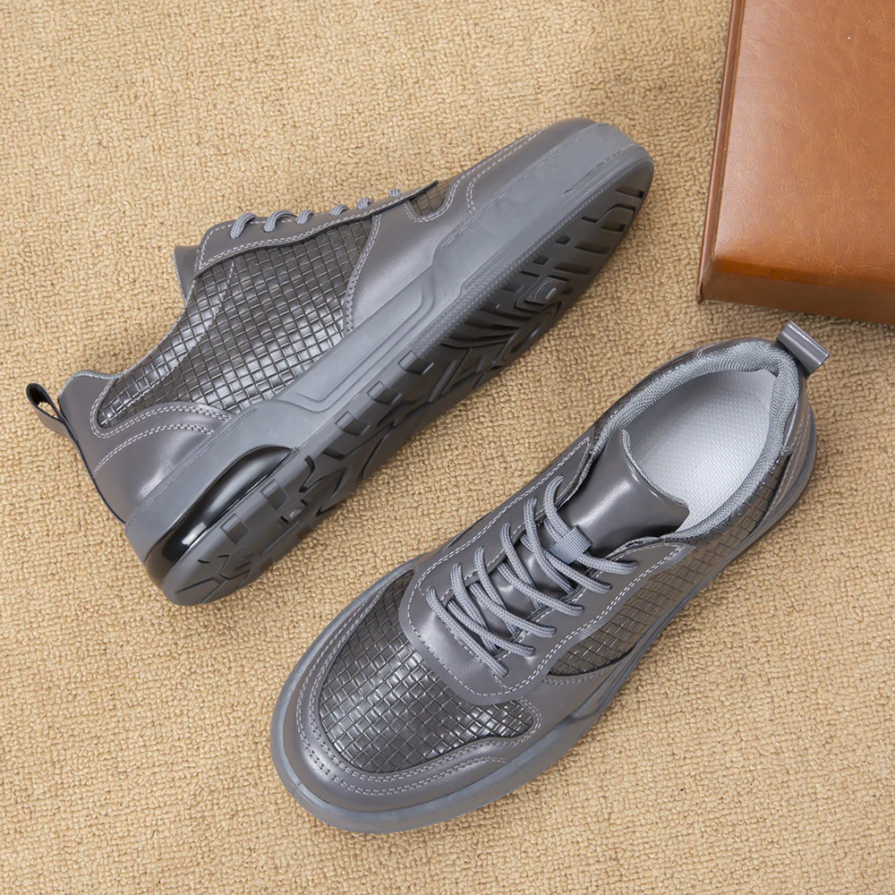 Herren Modische Sneakers mit praktischem Schnürsystem und edlem Design Heidi Mode - Image 4