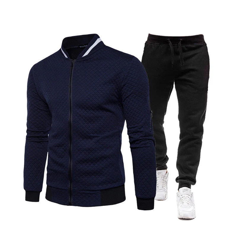 Herren modische Trainingsjacke mit Stehkragen und Sporthose Heidi-Mode - Image 10