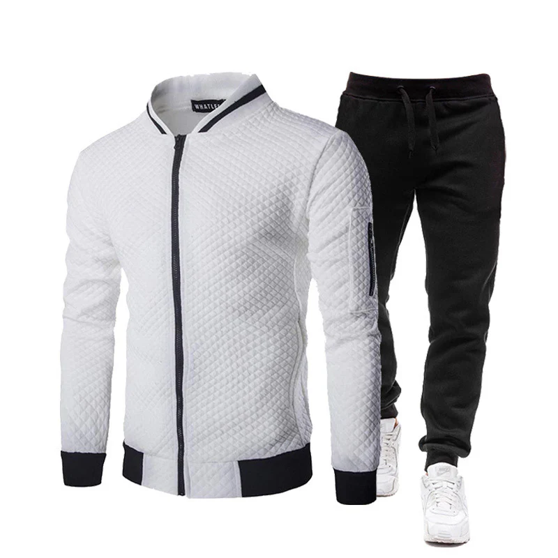 Herren modische Trainingsjacke mit Stehkragen und Sporthose Heidi-Mode - Image 2