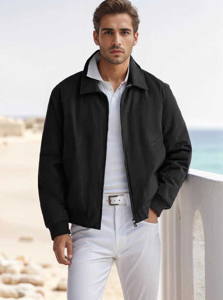 Herren modische Übergangsjacke im sportlichen Schnitt mit Reißverschluss und praktischen Taschen Heidi-Mode - Image 7