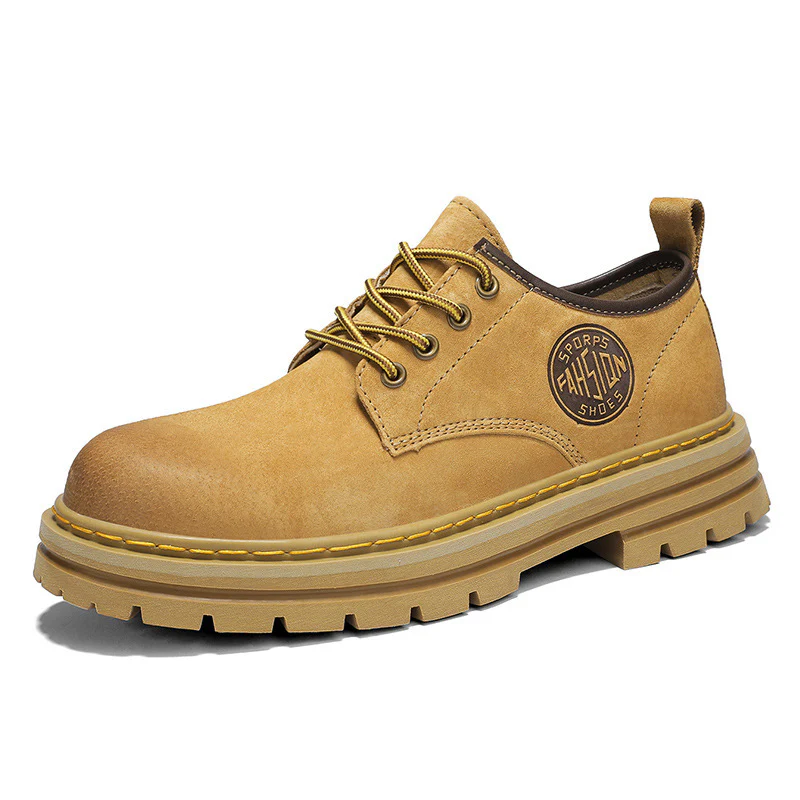 Herren modische und robuste Schnürschuhe aus leichtem Kunstleder mit dämpfender Sohle Heidi Mode - Image 5