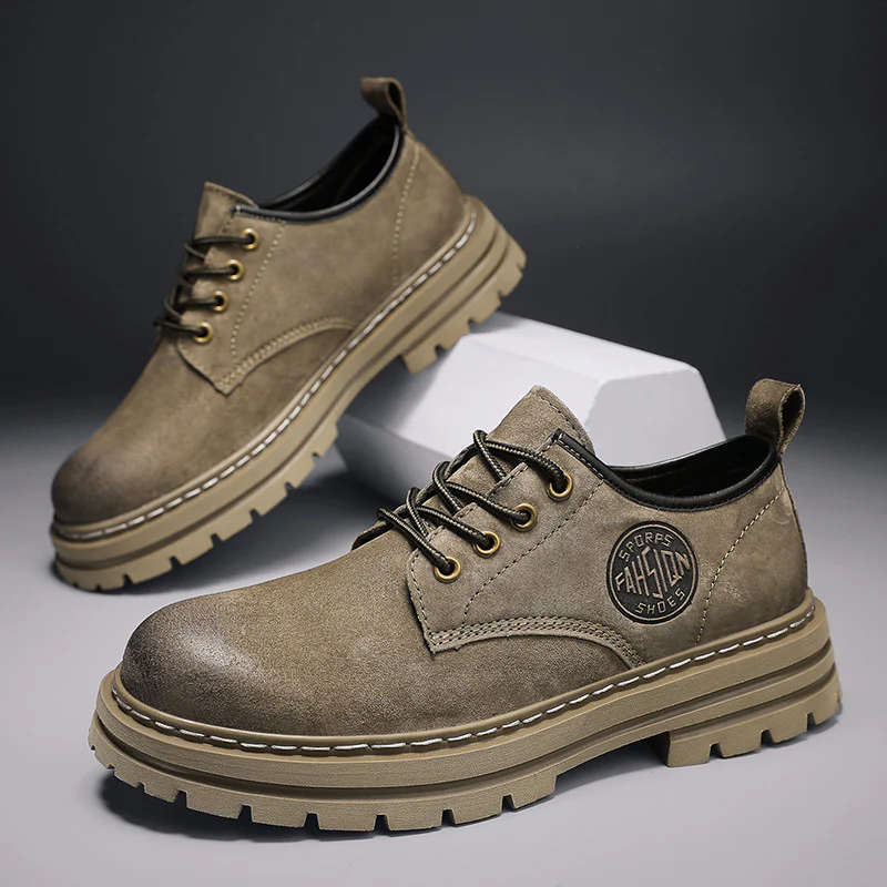 Herren modische und robuste Schnürschuhe aus leichtem Kunstleder mit dämpfender Sohle Heidi Mode - Image 7