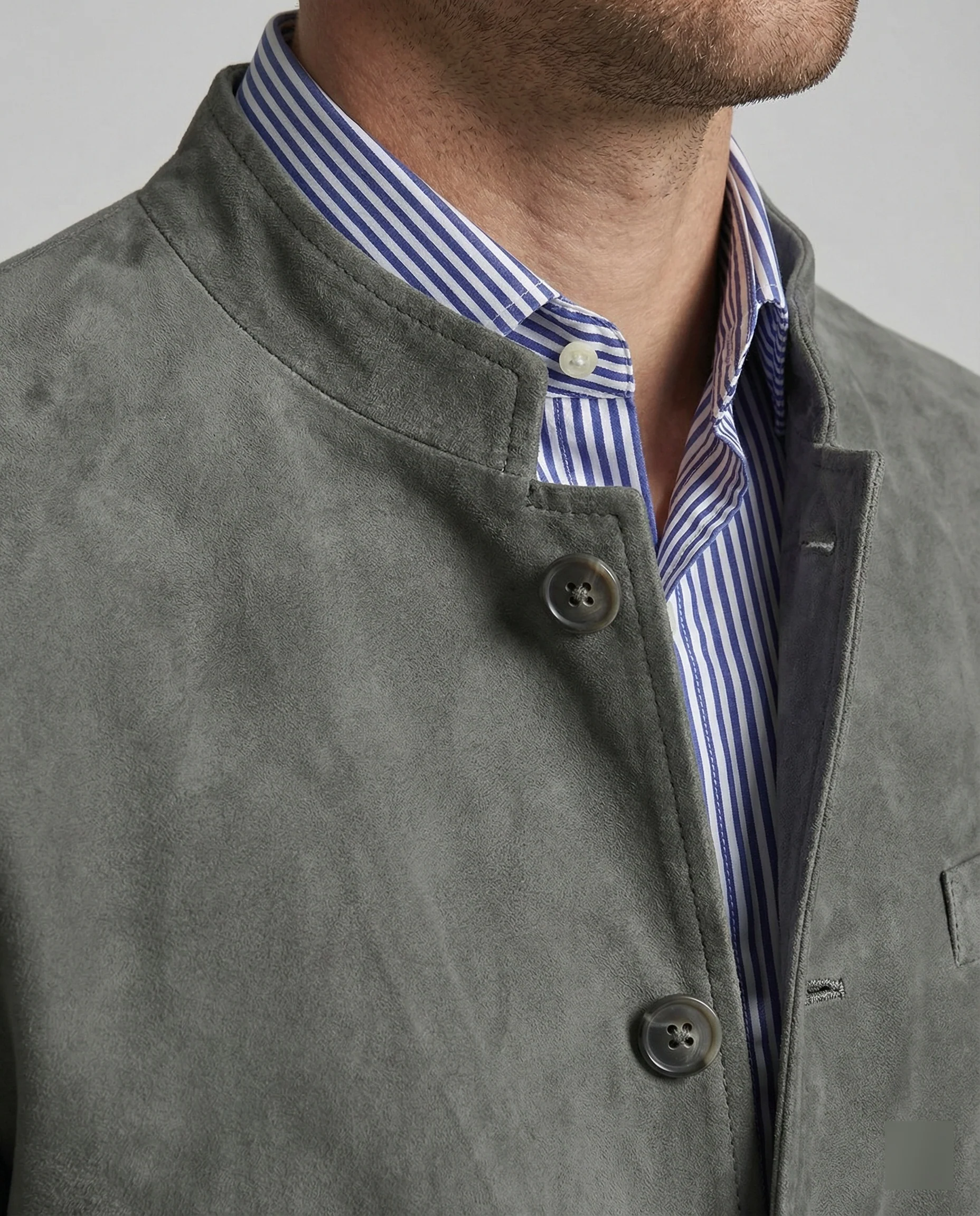 Herren Wildlederjacke modern - Image 3