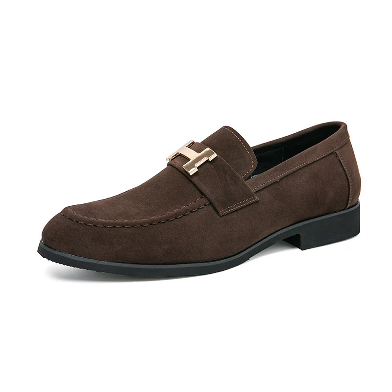 Herren Mokassins aus hochwertigem Wildleder mit eleganter Schnalle Heidi Mode - Image 6