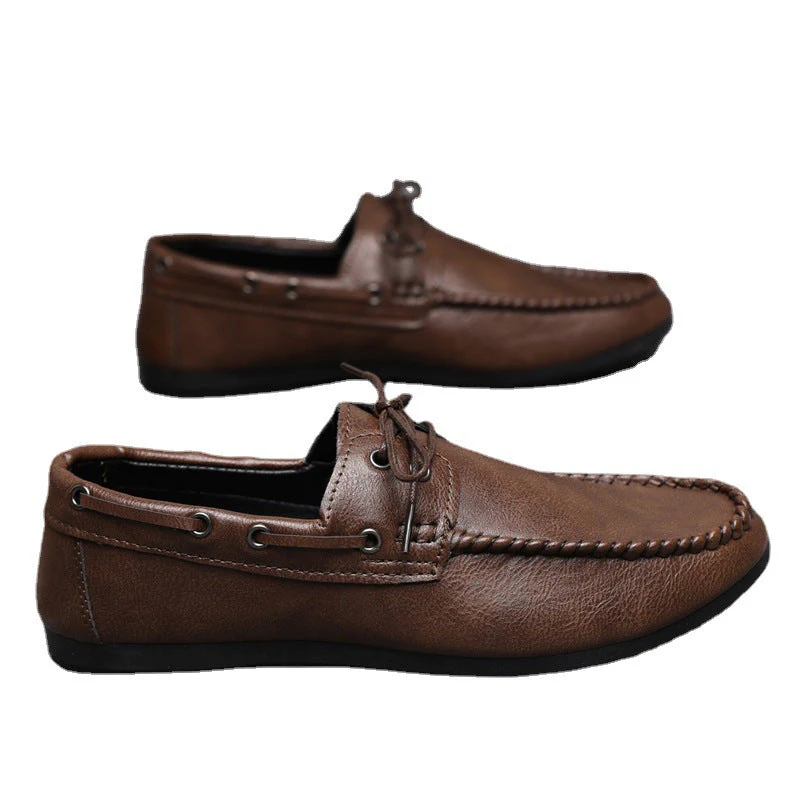 Herren Mokassins mit Eleganter Schnürung und Rutschfester Sohle Heidi-Mode - Image 5