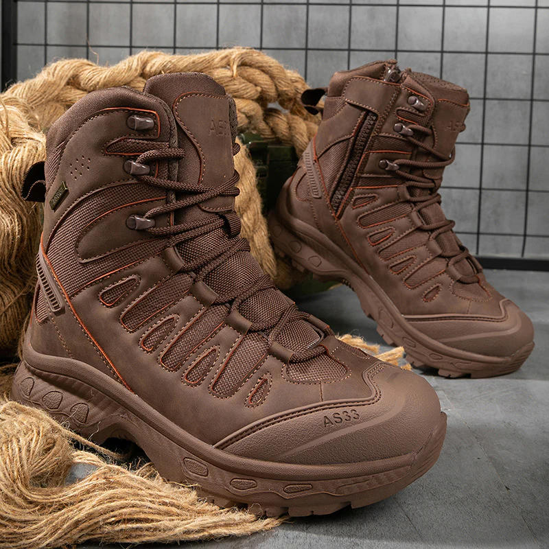 Herren Multifunktionale Bergstiefel mit hohem Knöchelschutz und wasserdichter Membran Heidi Mode - Image 3