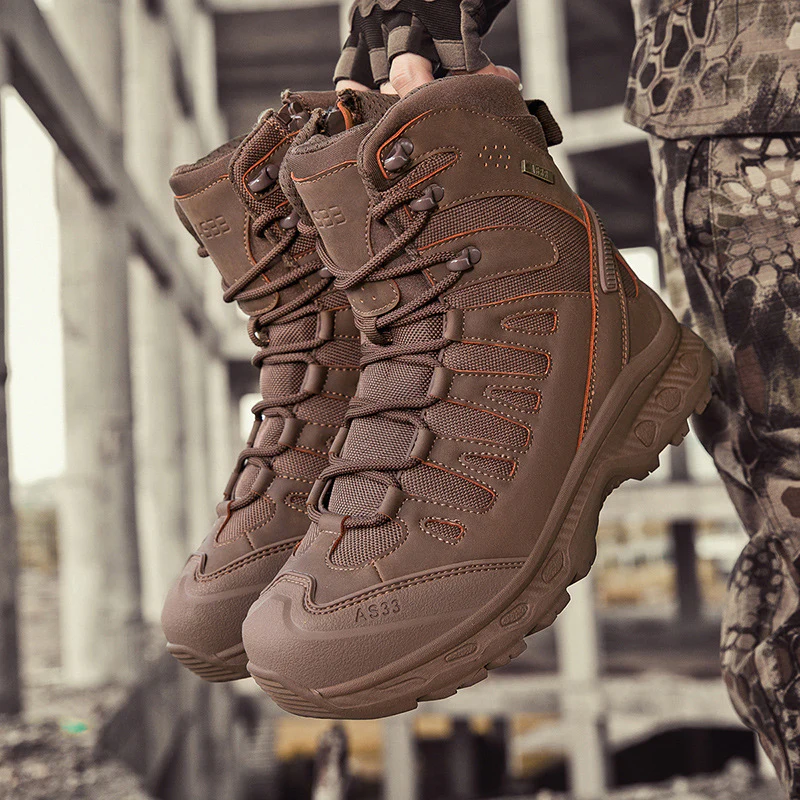 Herren Multifunktionale Bergstiefel mit hohem Knöchelschutz und wasserdichter Membran Heidi Mode - Image 8