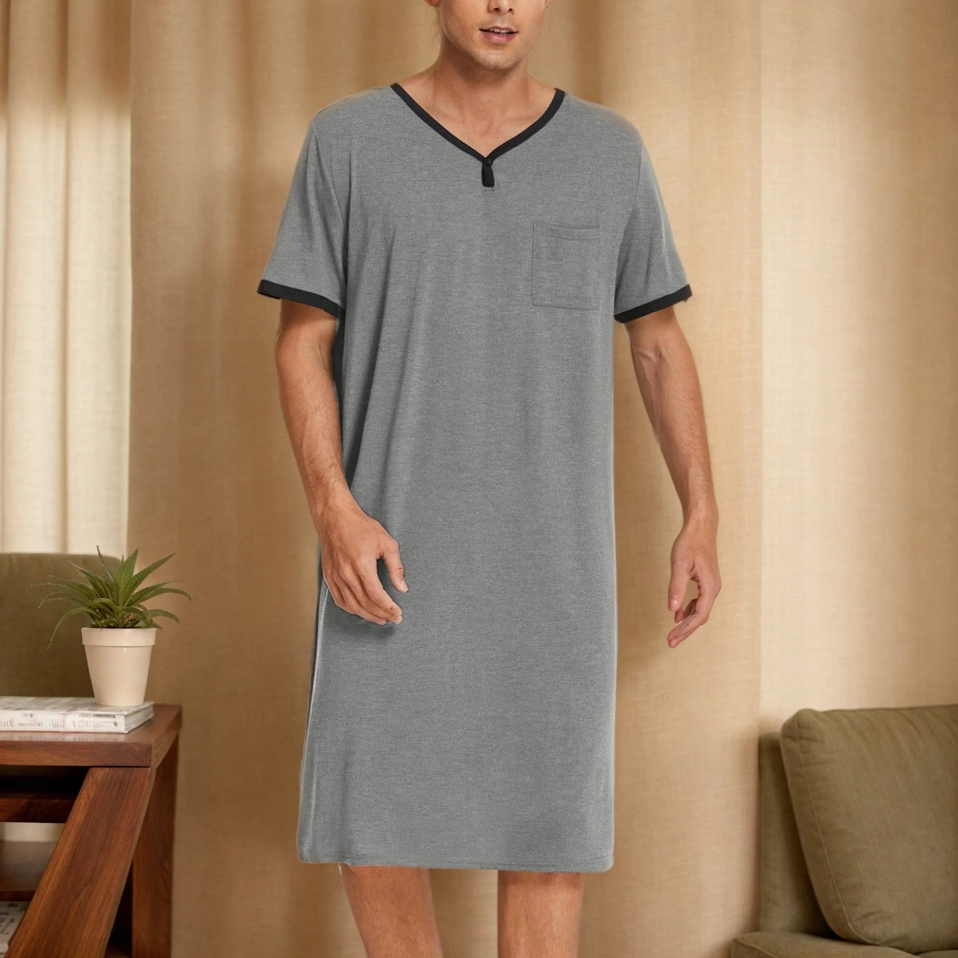 Herren Nachtkleid Heidi-Mode