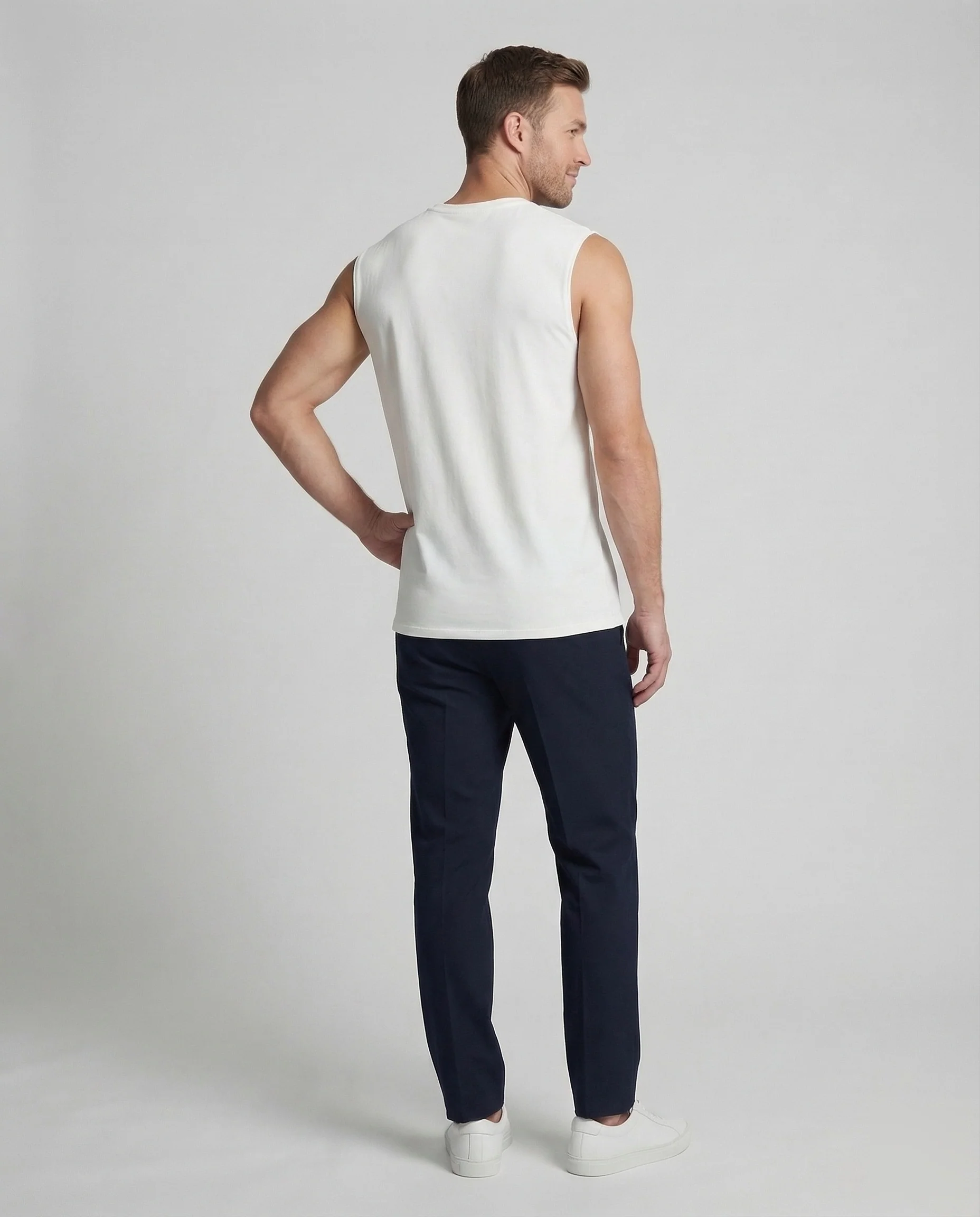 Herren Muskelshirt Sport - Image 4