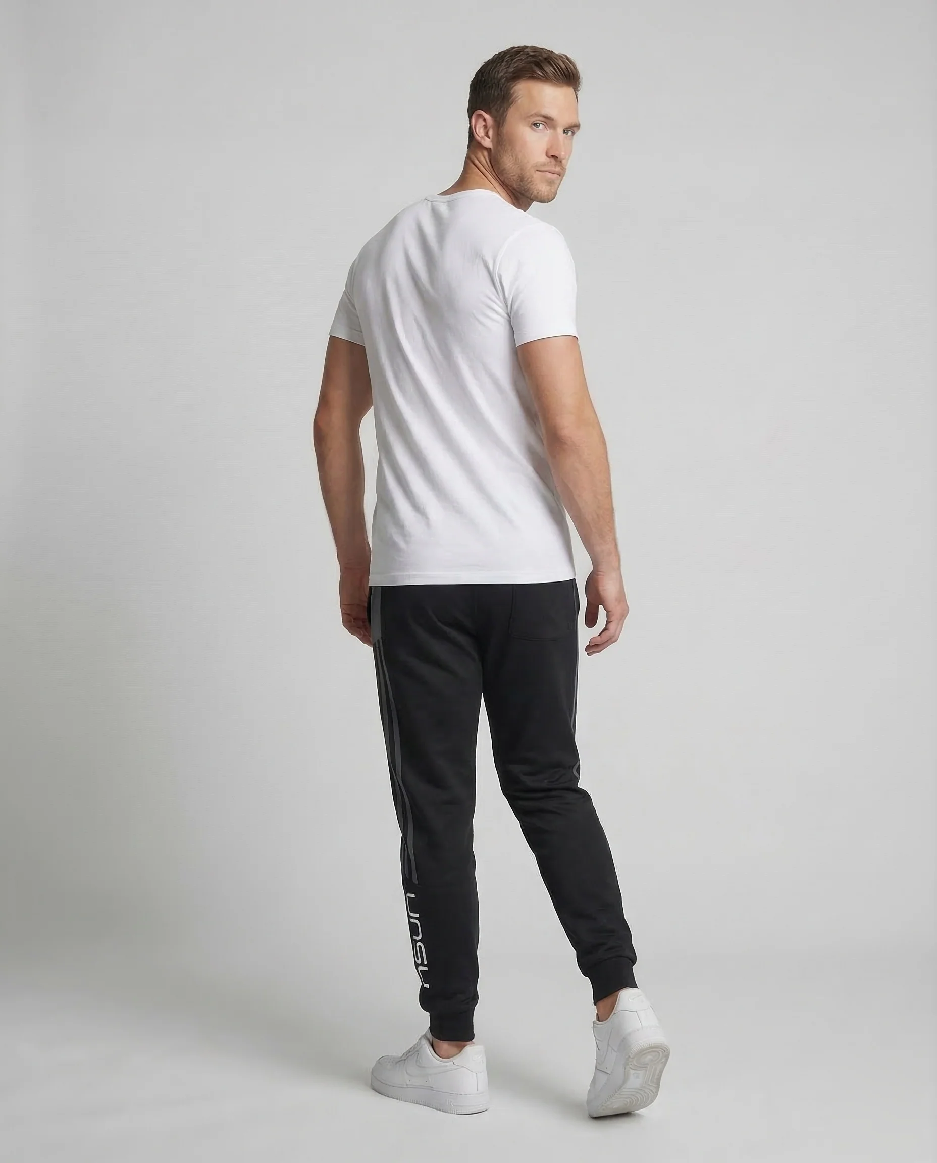 Herren Trainingshose Sport Streifen - Image 4