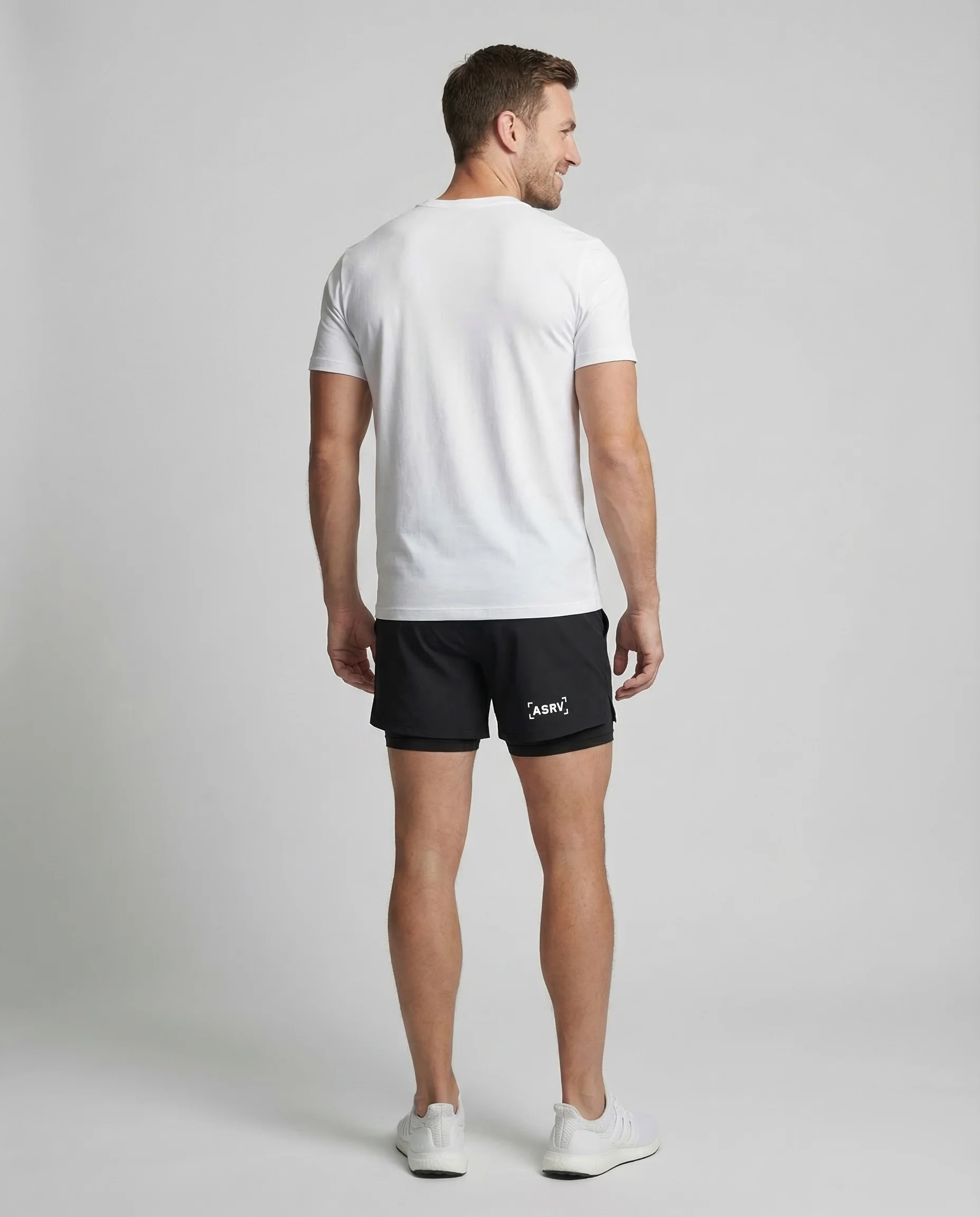 Herren Trainingsshorts 2in1 Kompression - Image 2