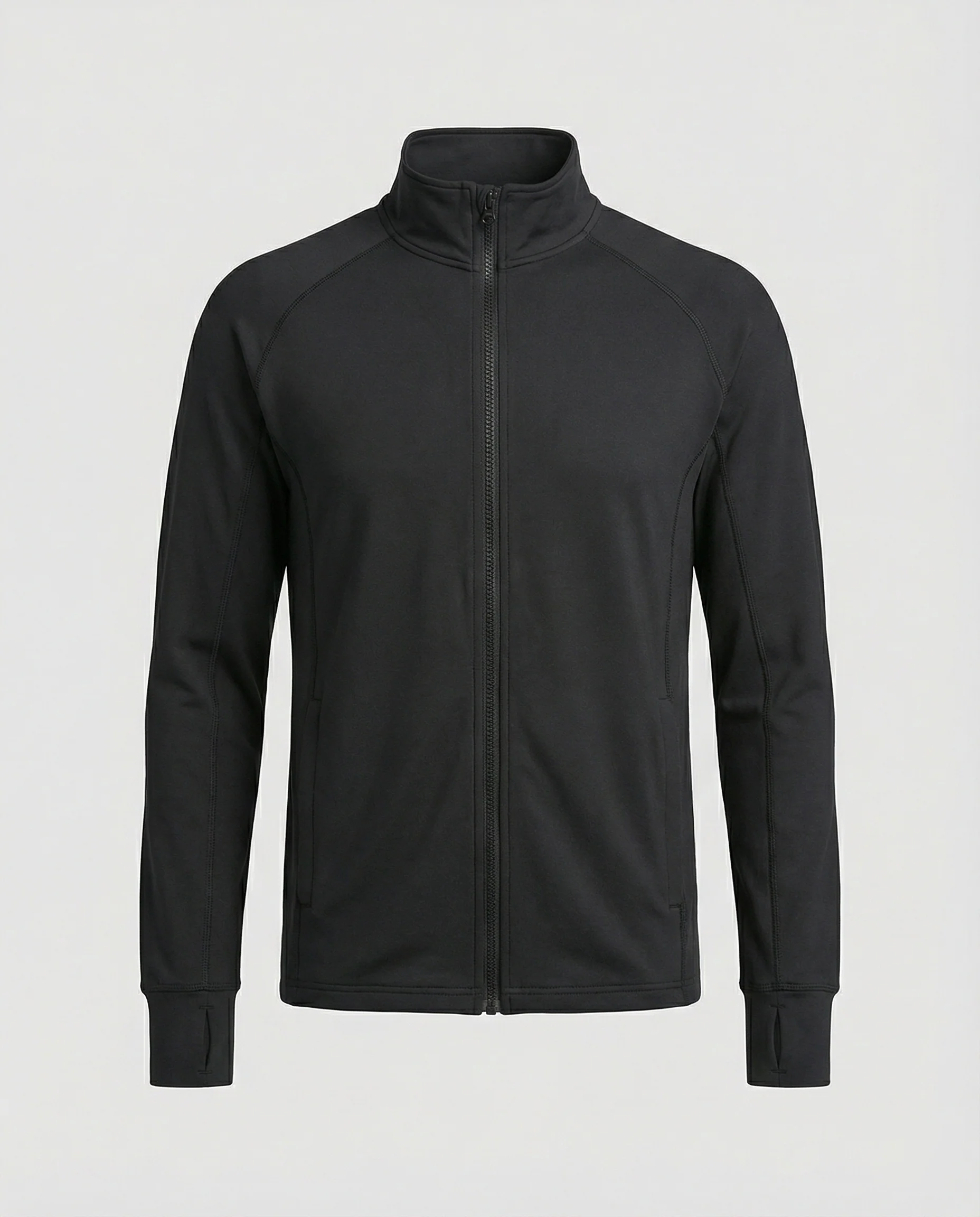 Trainingsjacke Athletisch Mit Stehkragen Herren - Image 2