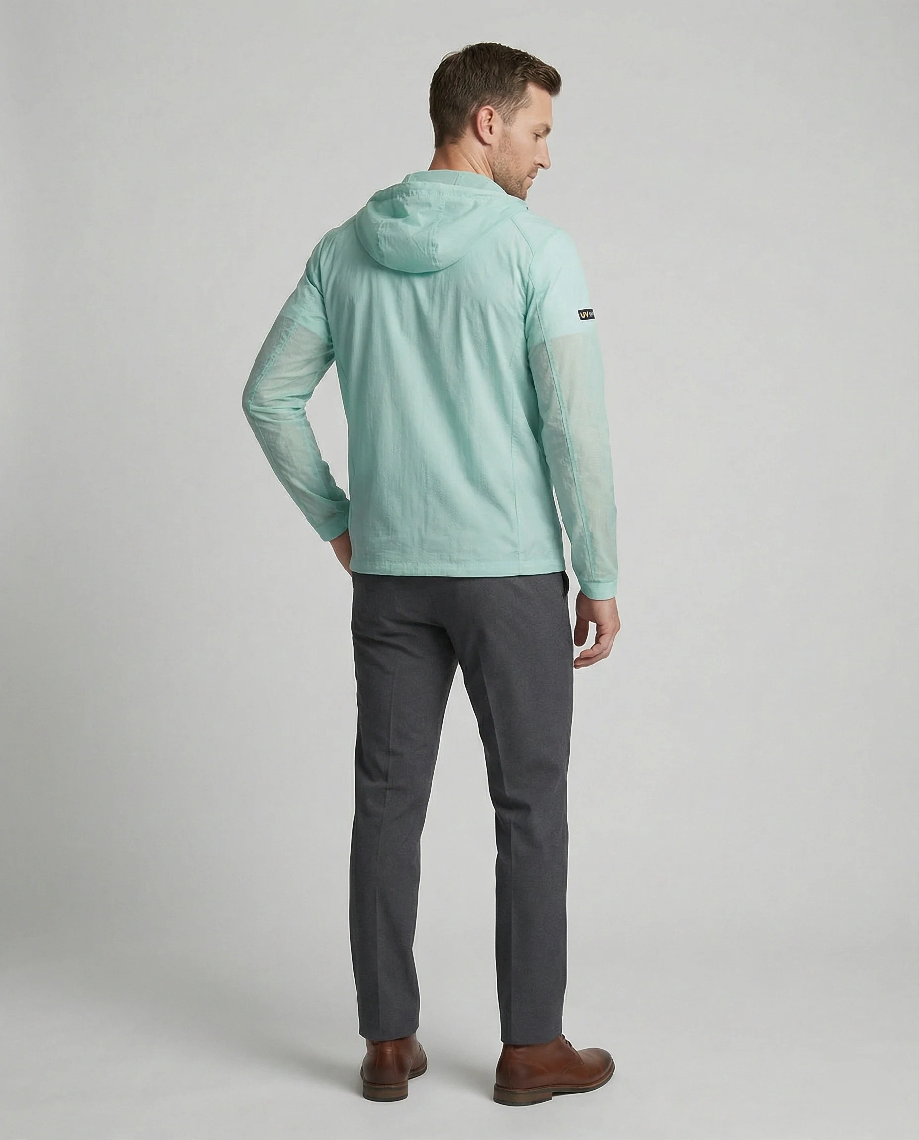 Laufjacke Atmungsaktiv Mit Reißverschluss Herren - Image 9