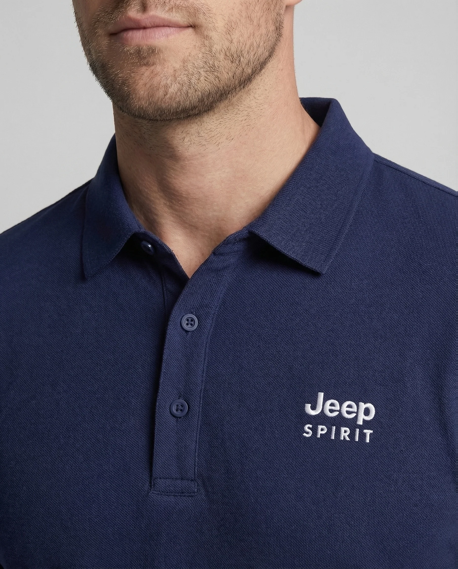 Herren Funktions Poloshirt Atmungsaktiv mit Knopfleiste - Image 3