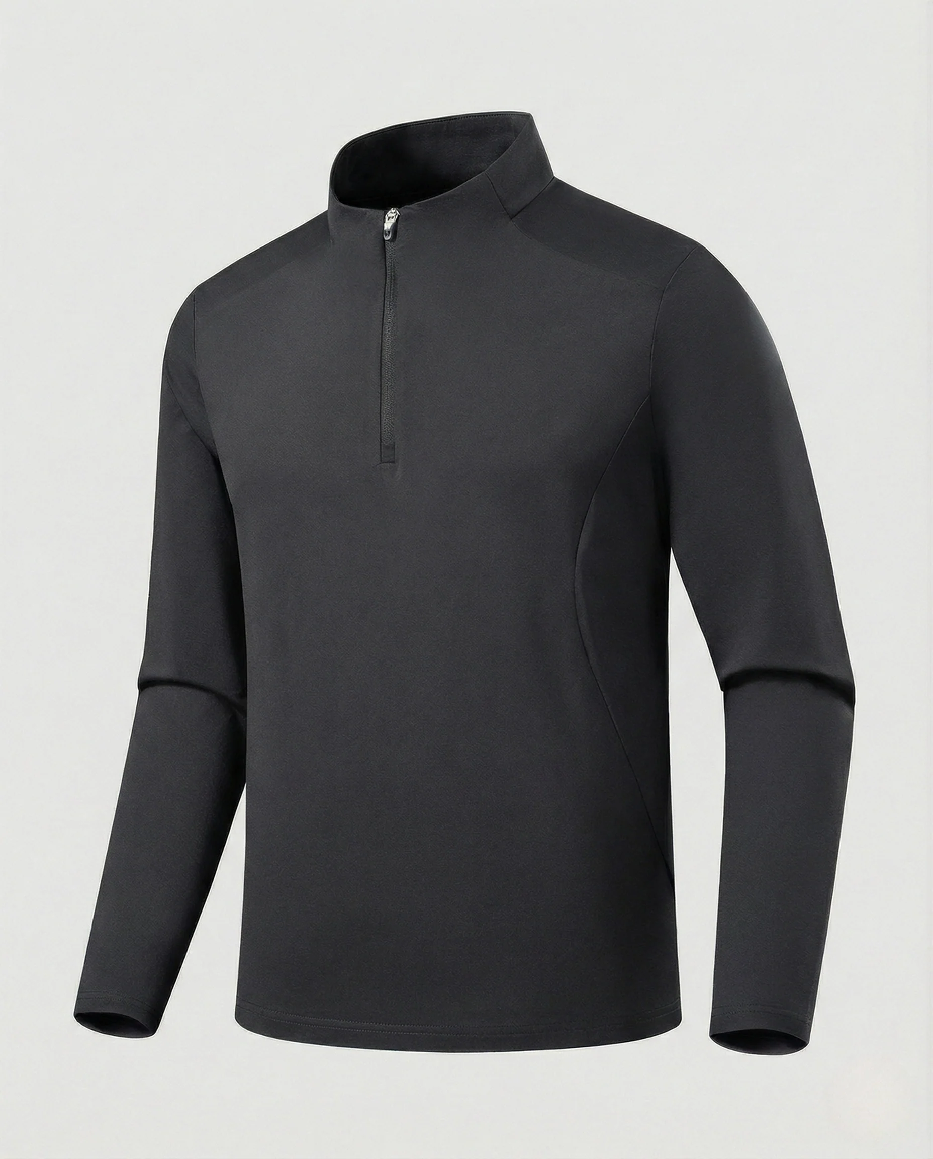 Herren Langarm-Funktionsshirt mit Reißverschluss - Image 7