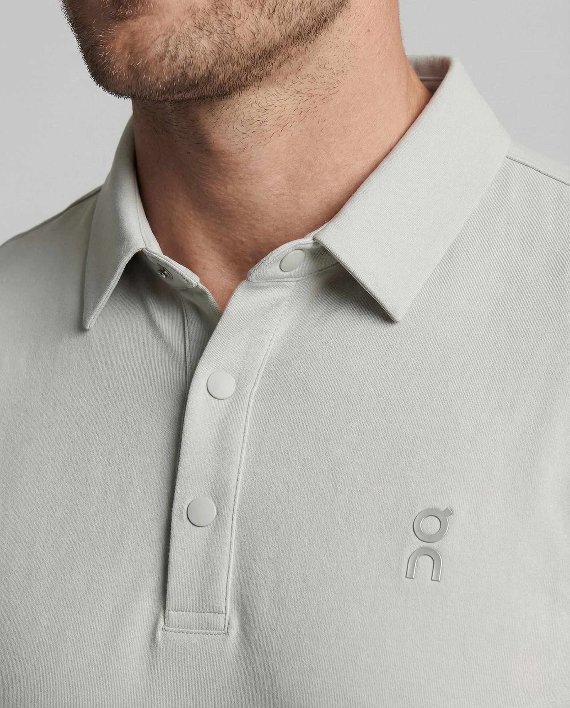 Herren Mikropiqué Poloshirt mit Druckknöpfen - Image 3