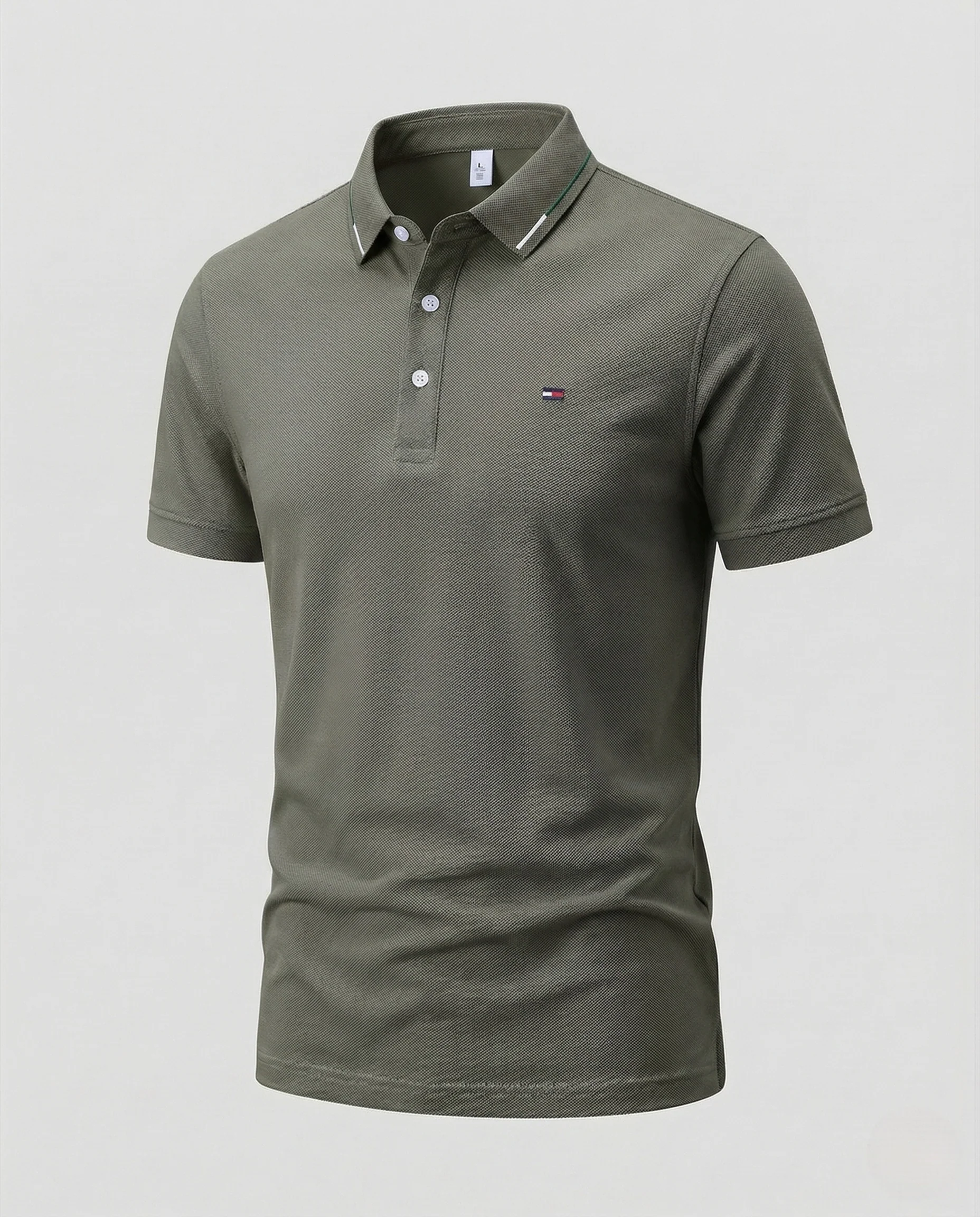 Herren Poloshirt Piqué Klassisch mit Sticklogo - Image 7