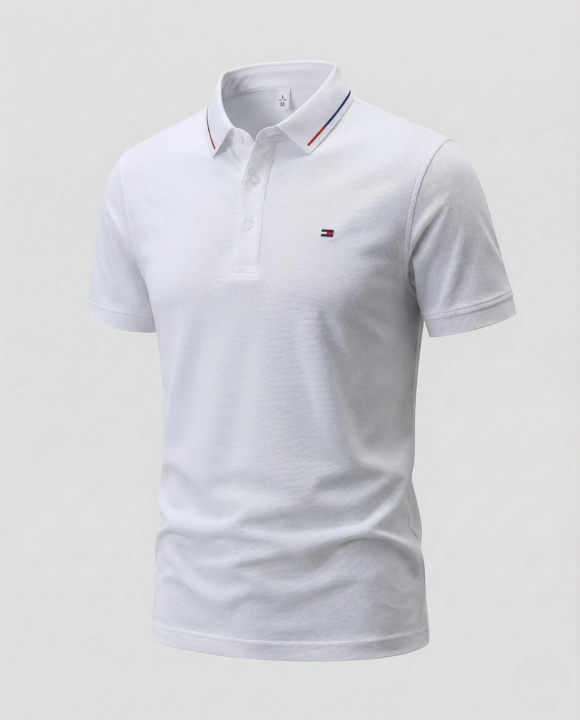 Herren Poloshirt Piqué Klassisch mit Sticklogo - Image 8