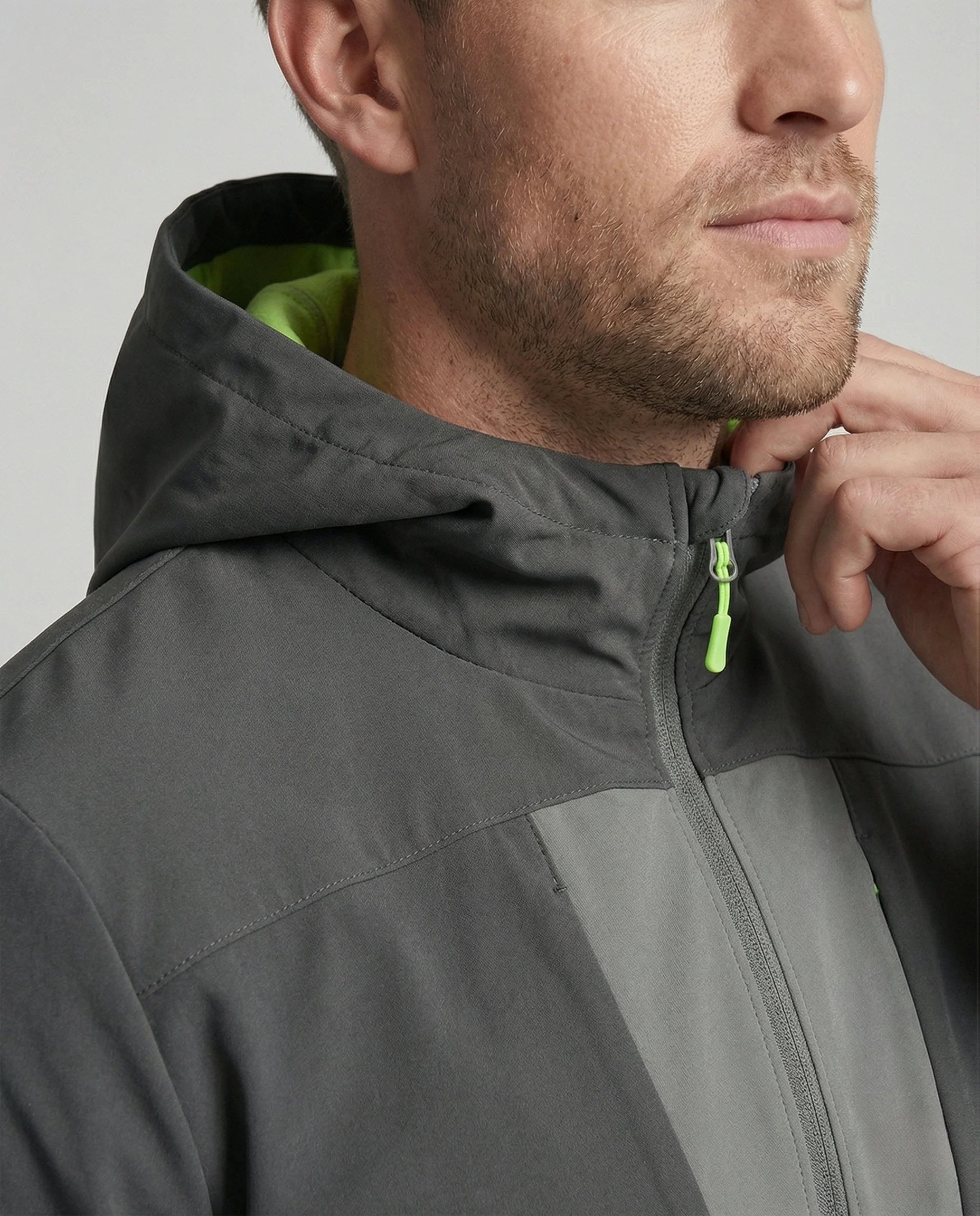 Herren Softshell-Trainingsanzug mit Kapuze - Image 2