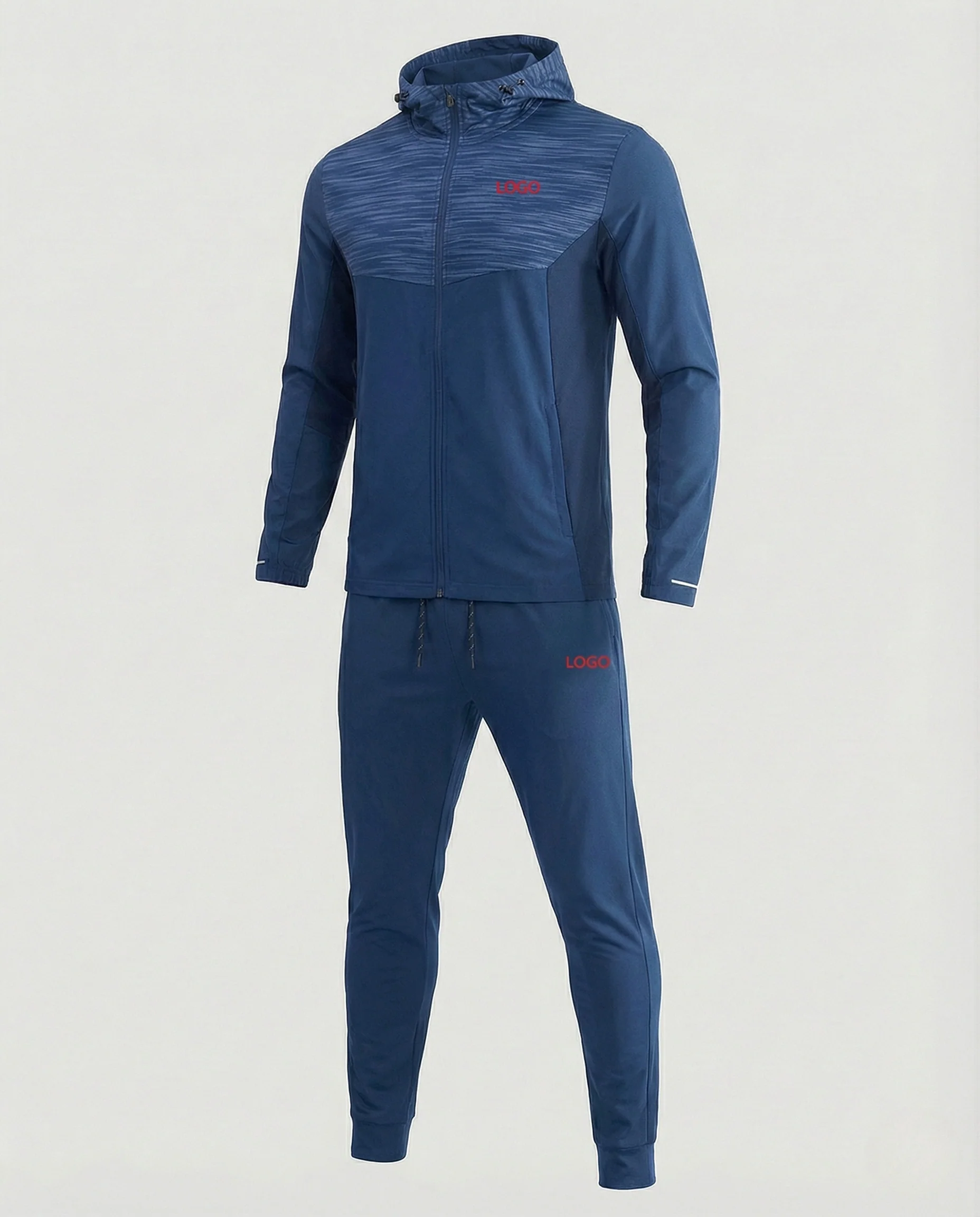 Herren Softshell-Trainingsanzug mit Kapuze - Image 5