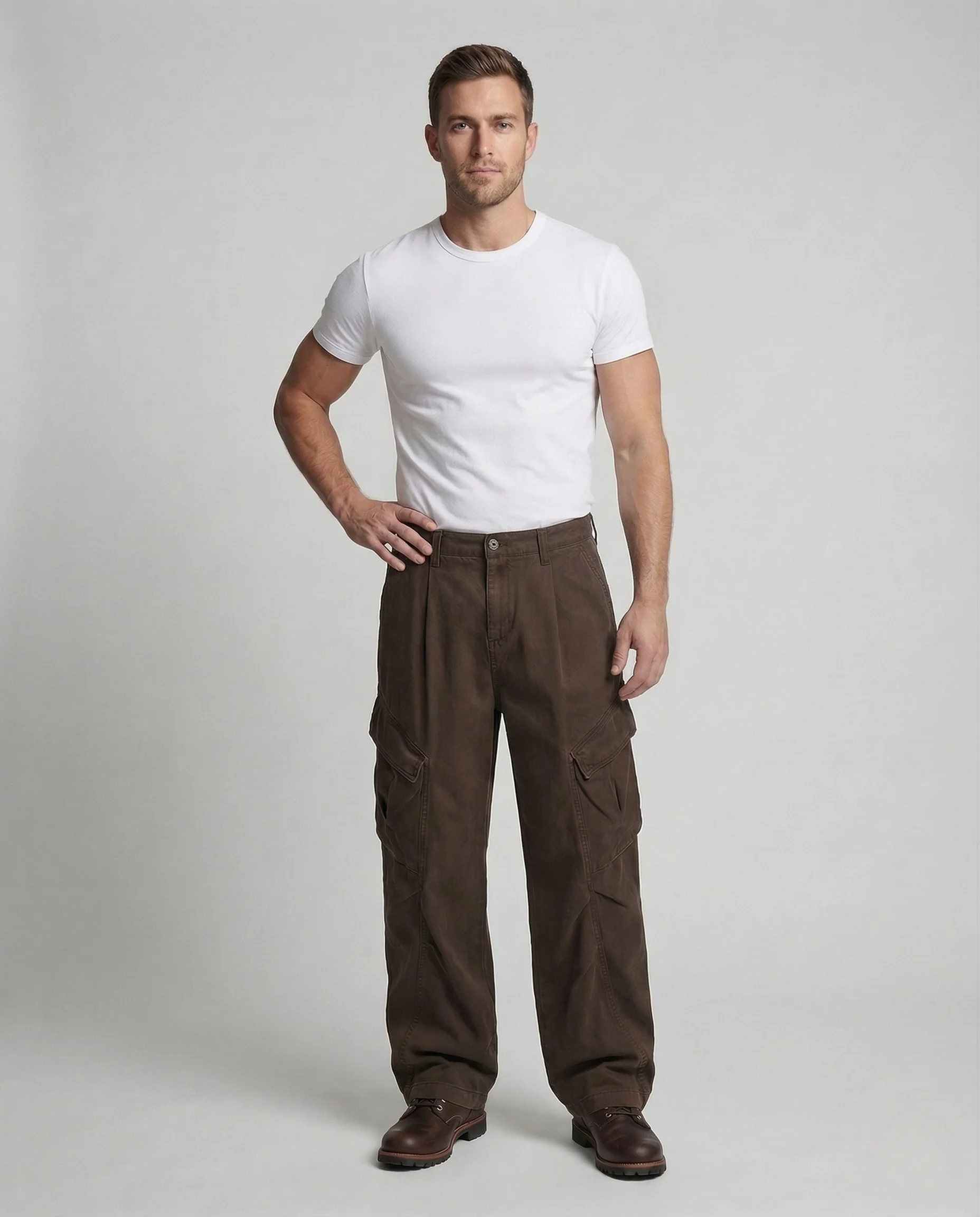 Herren Cargo Hose Workwear Kniepasse - Image 2