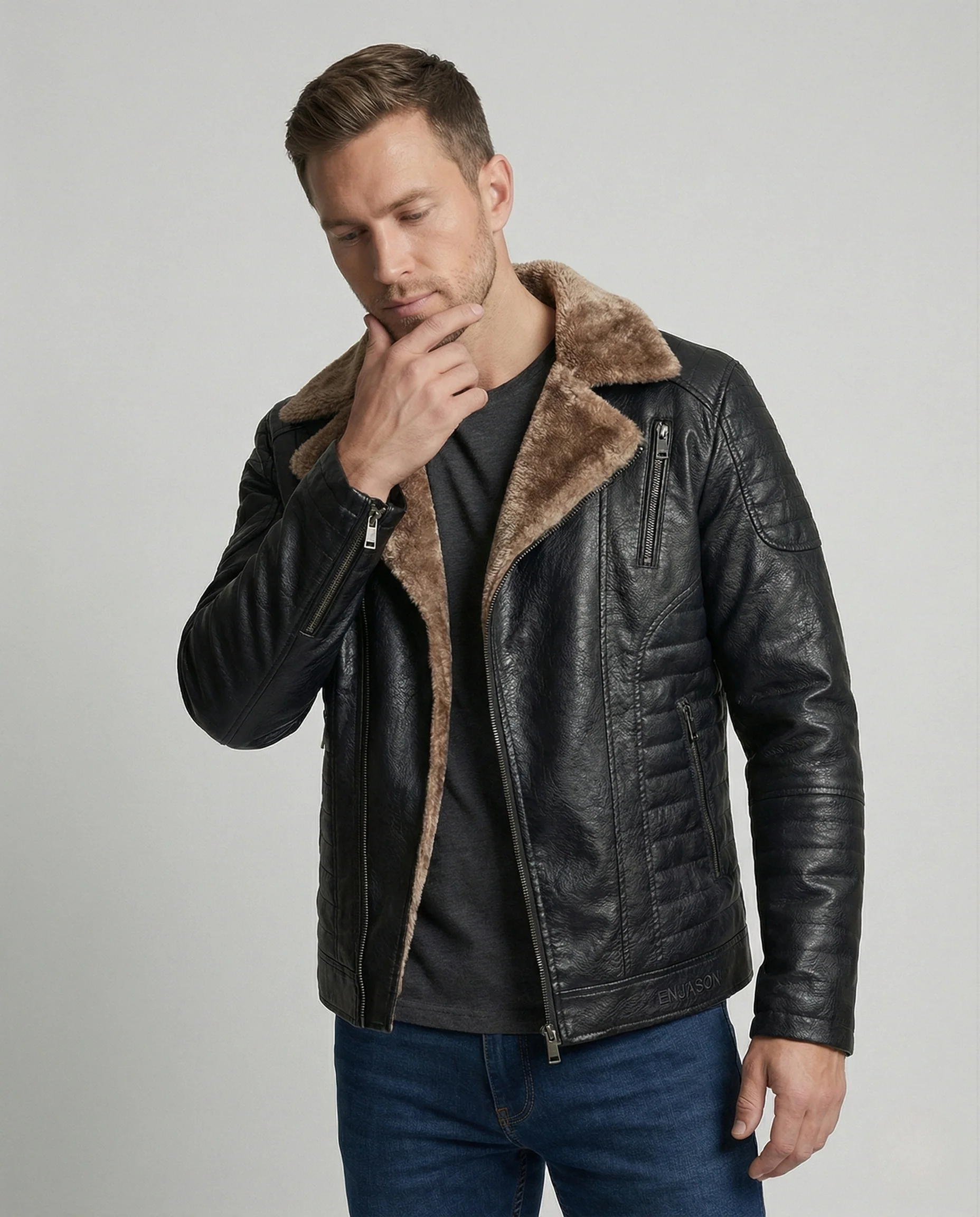 Herren Langarmhemd Business Slim - Image 2