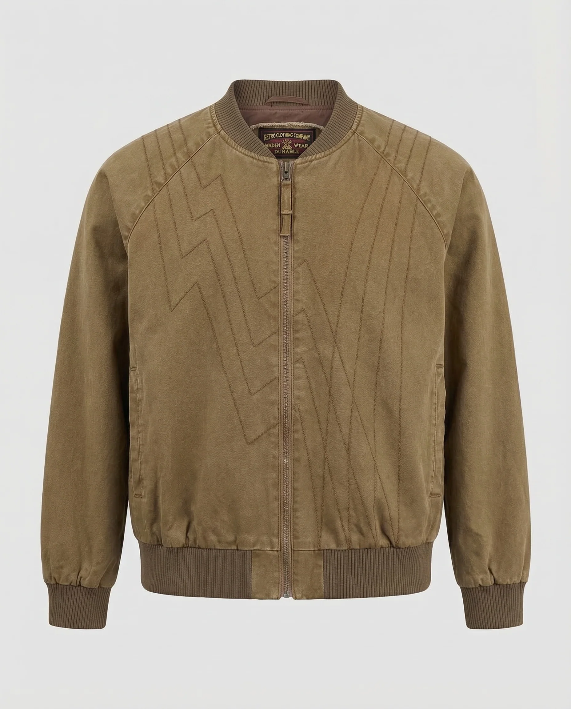Herren Bomberjacke Workwear Retro - Image 4