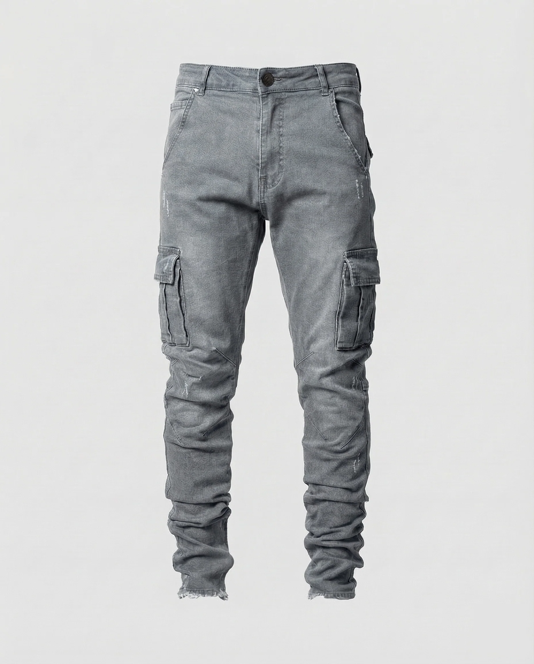 Herren Cargo Hose Stretch Denim - Image 7
