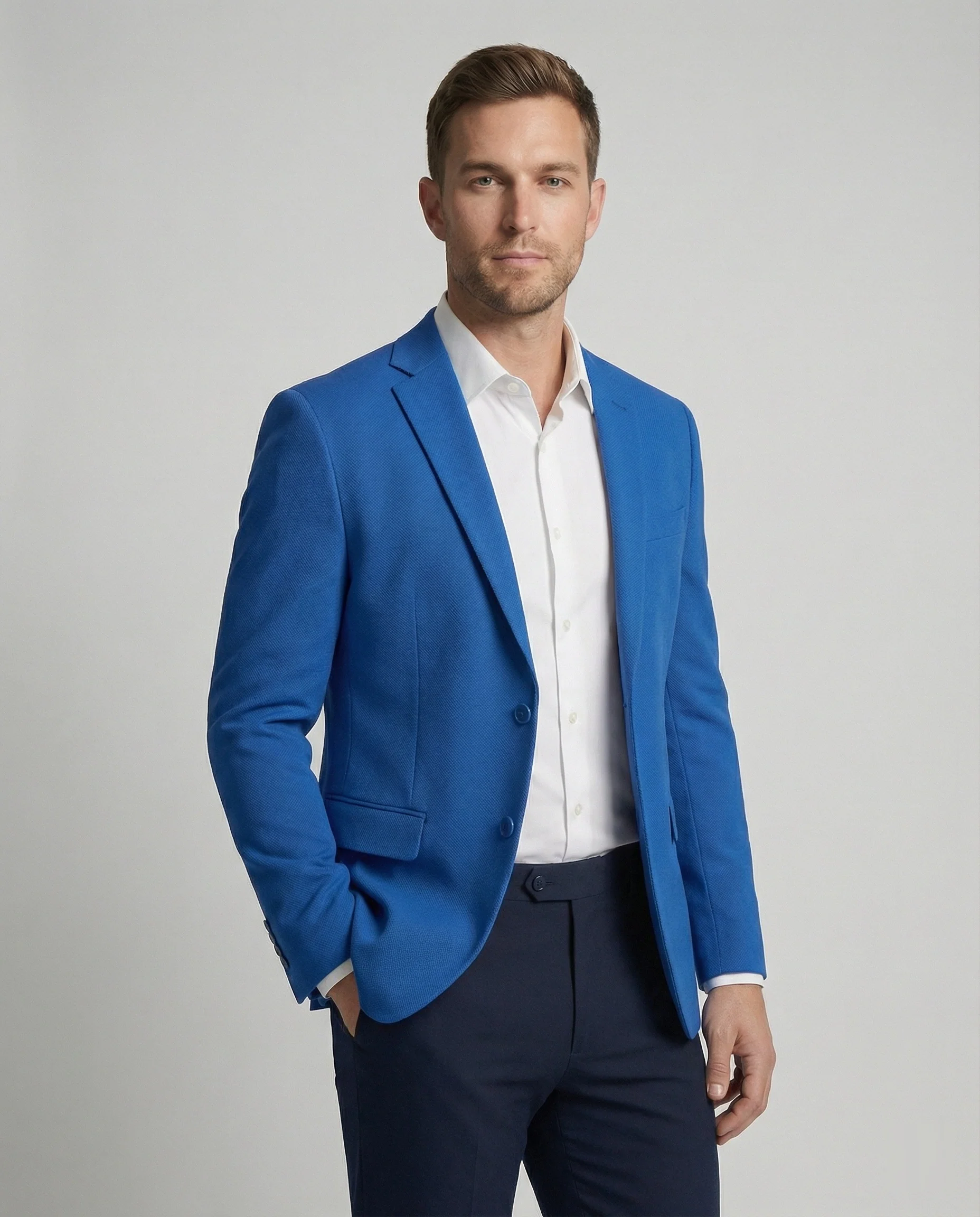 City Blazer Strukturstoff Herren - Image 17