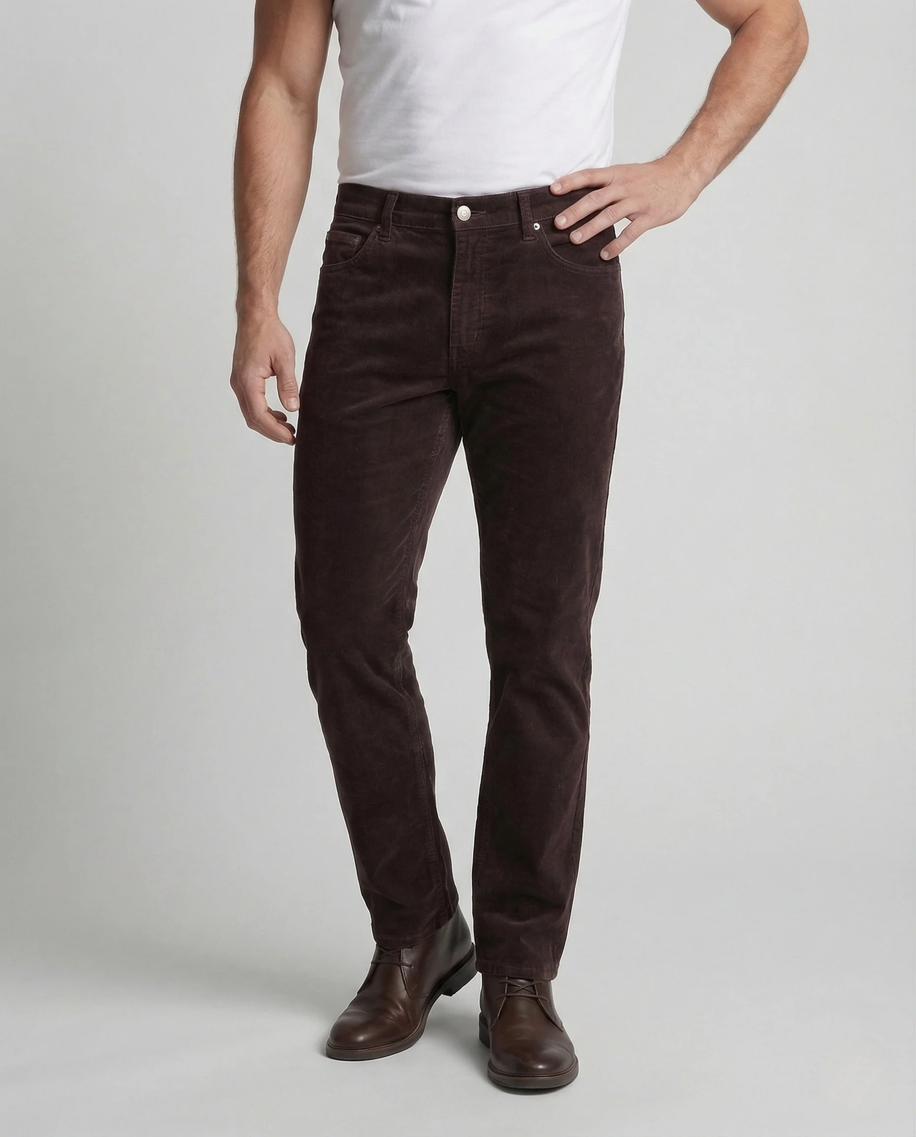 Herren Cord Chino Gerade - Image 2