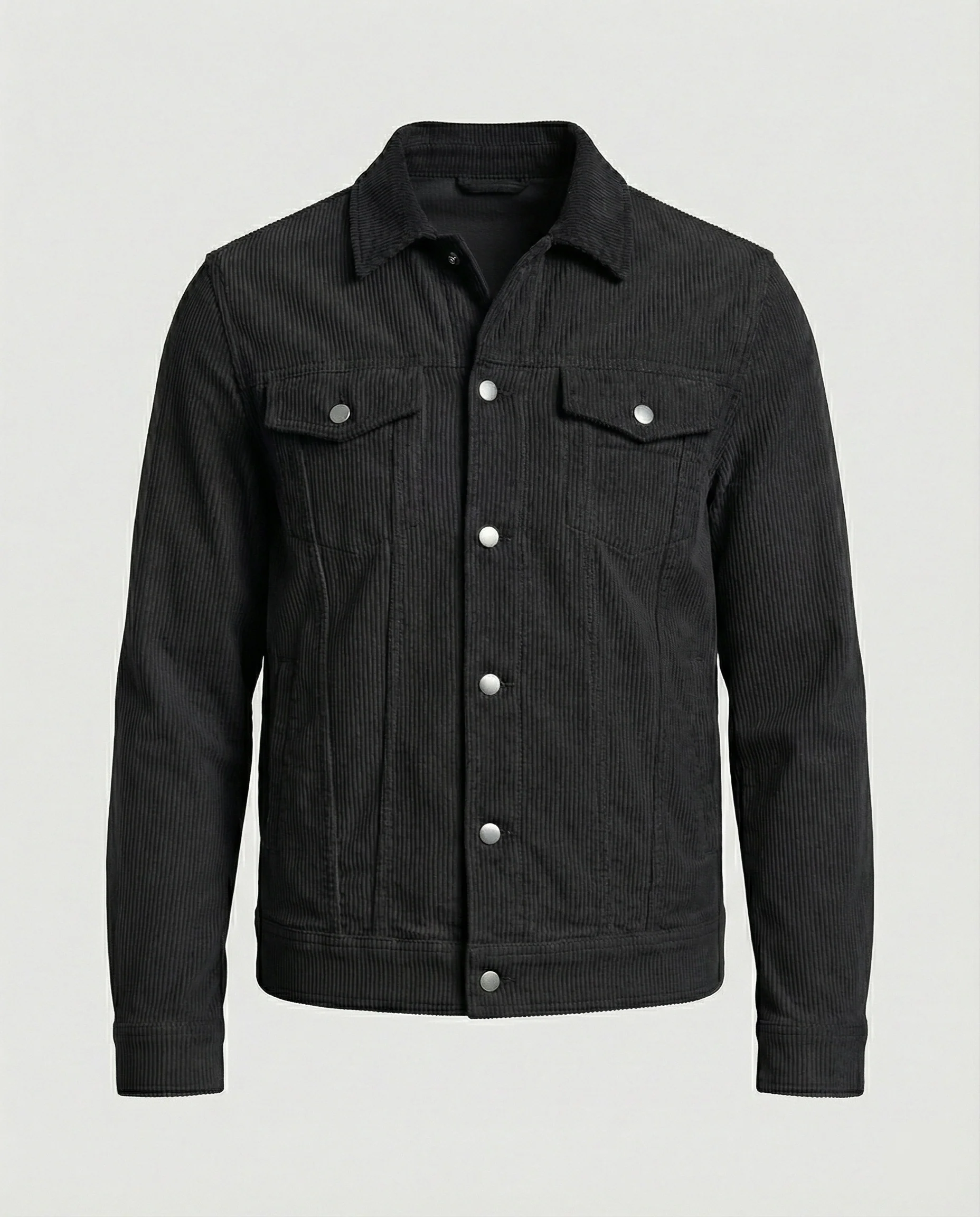 Cord Überhemdjacke Mit Druckknöpfen Herren - Image 2