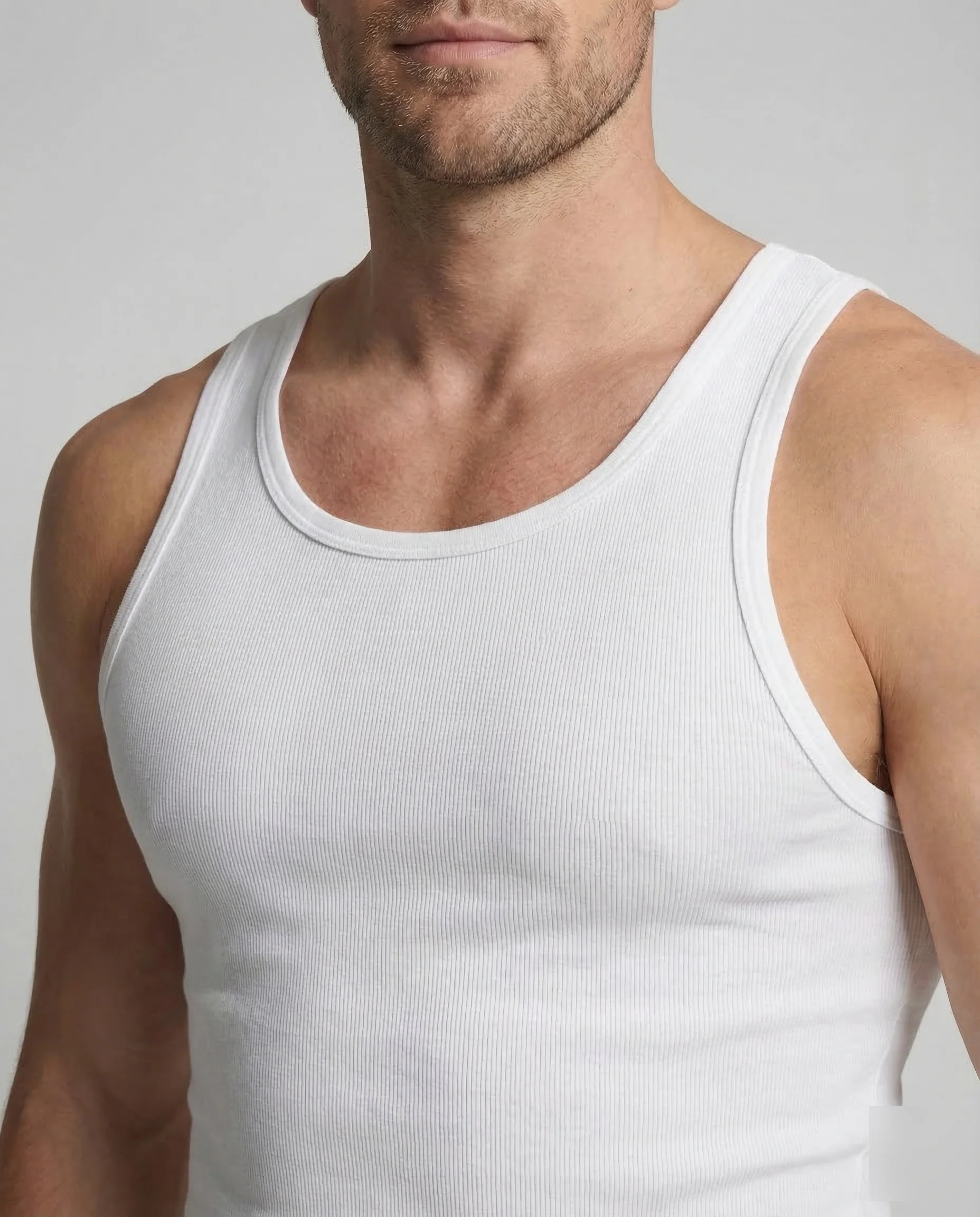 Herren Muskelshirt One Shoulder - Image 3