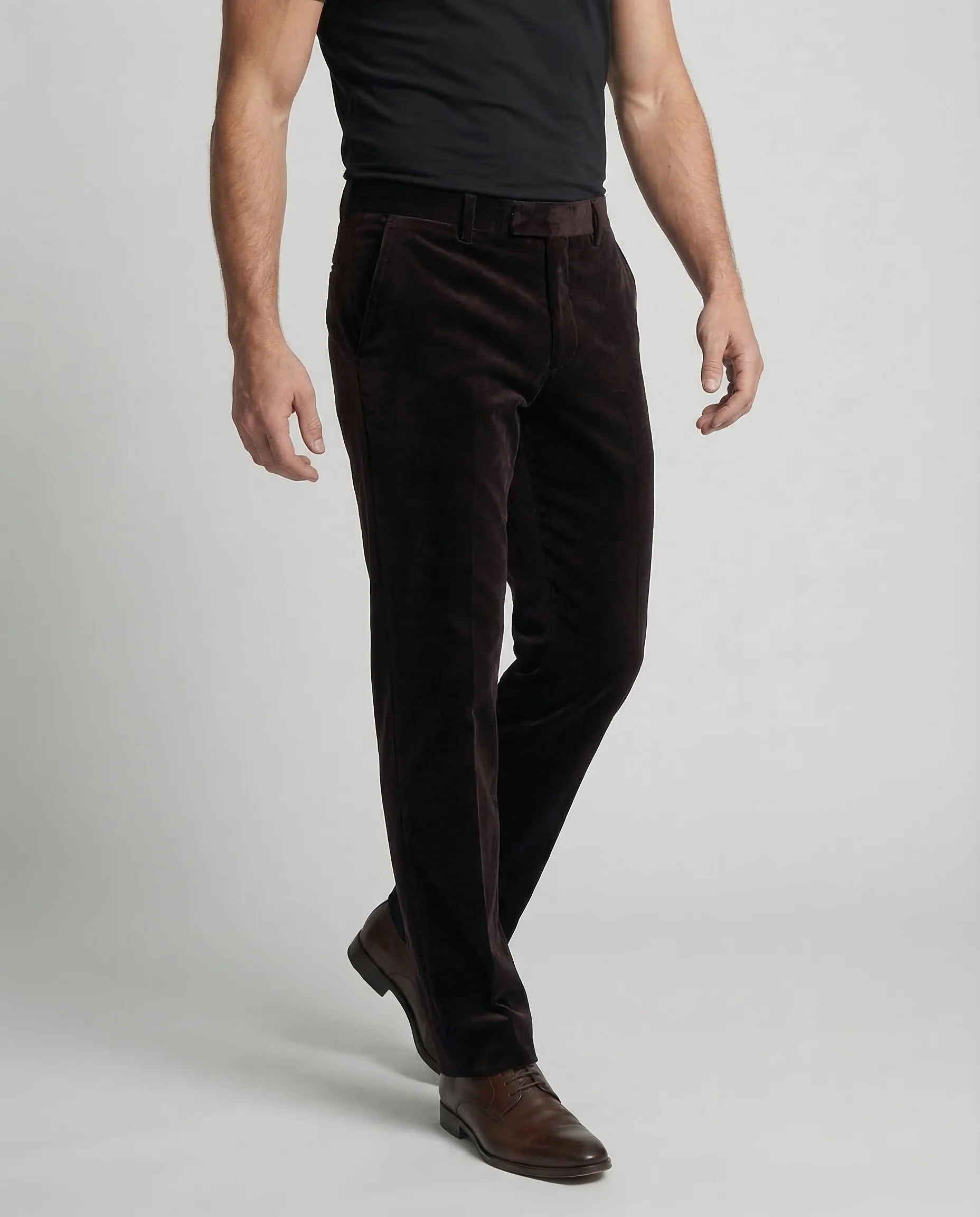 Herren Feincordhose Gerade Bügelfalte - Image 2
