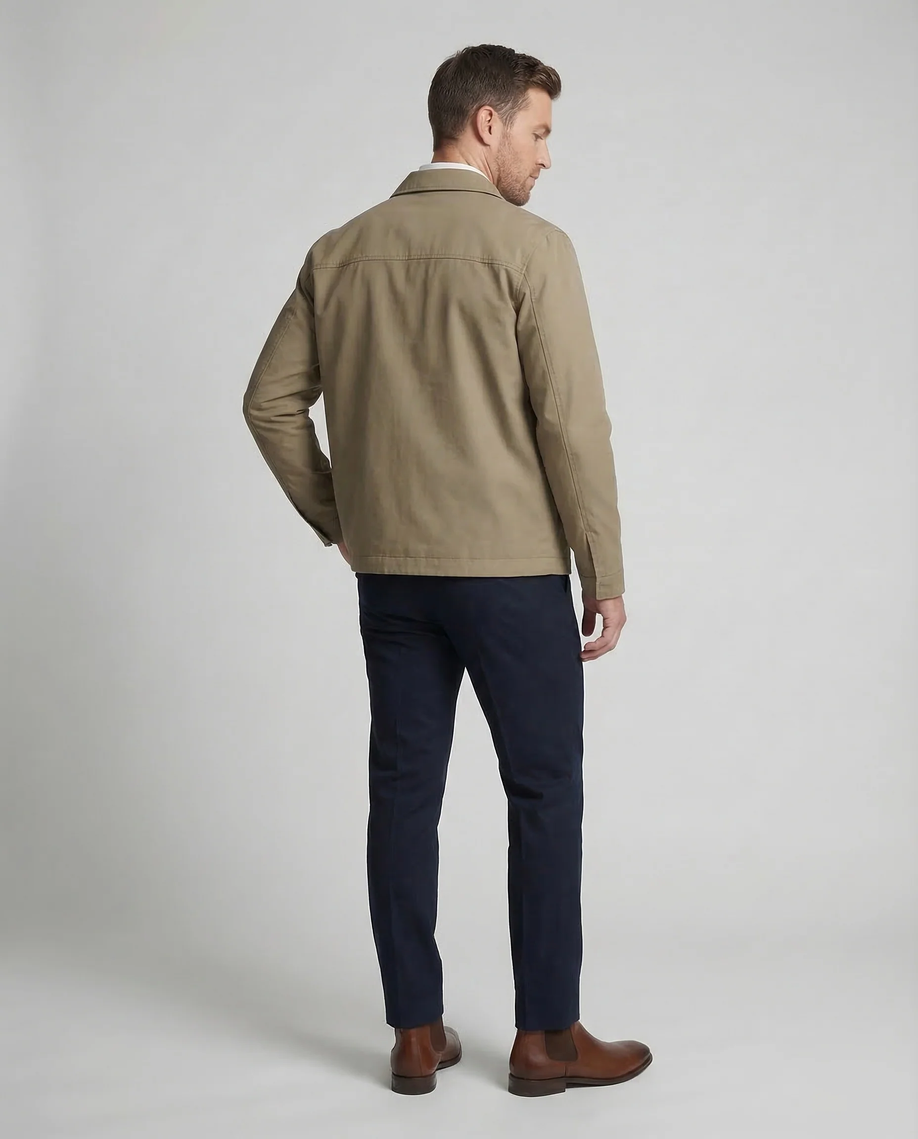 Herren Softshell Zipjacke Elegant - Image 4
