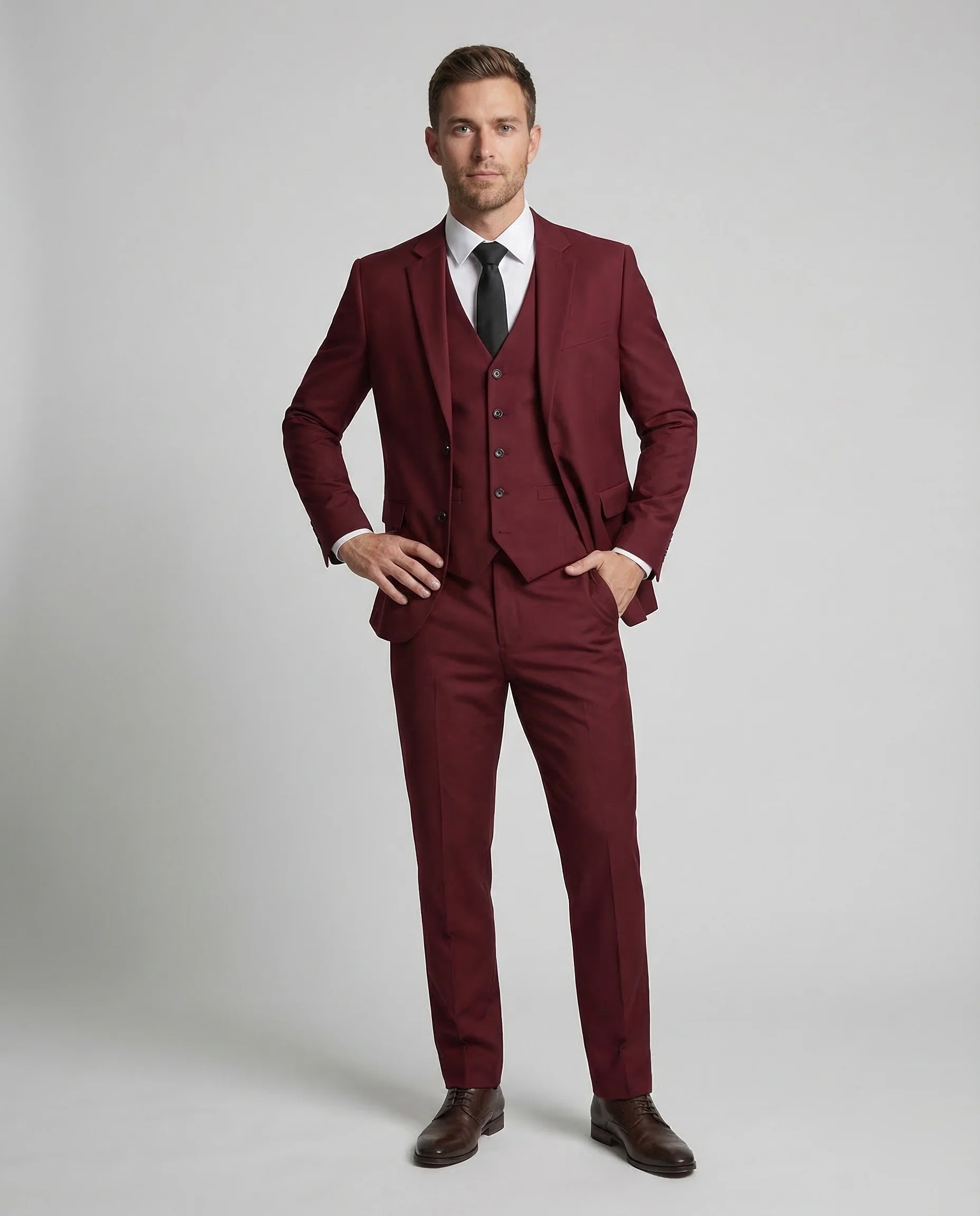 Herren Anzug Slim Fit