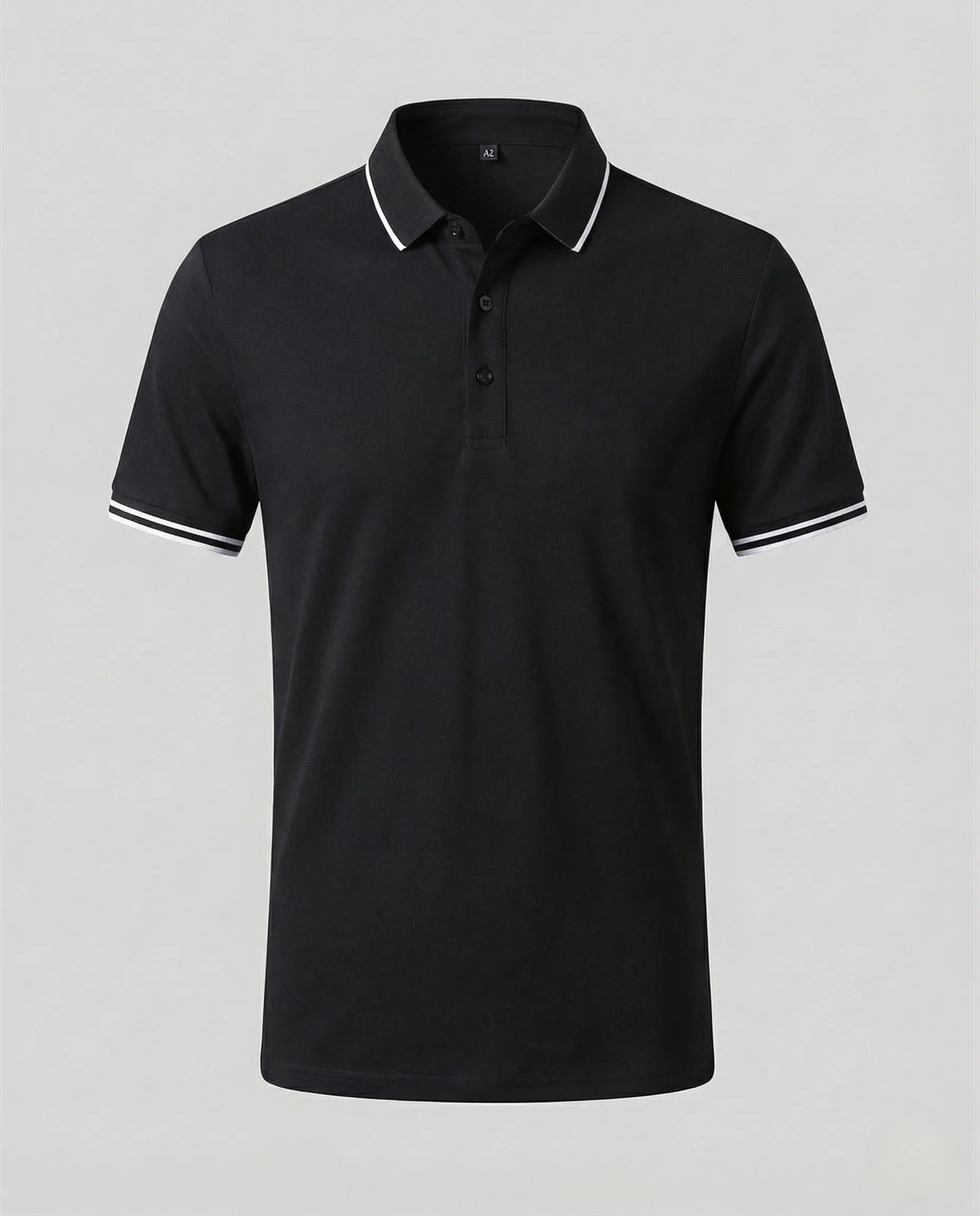 Herren Poloshirt Piqué Slim Fit Paspel Kragen - Image 10