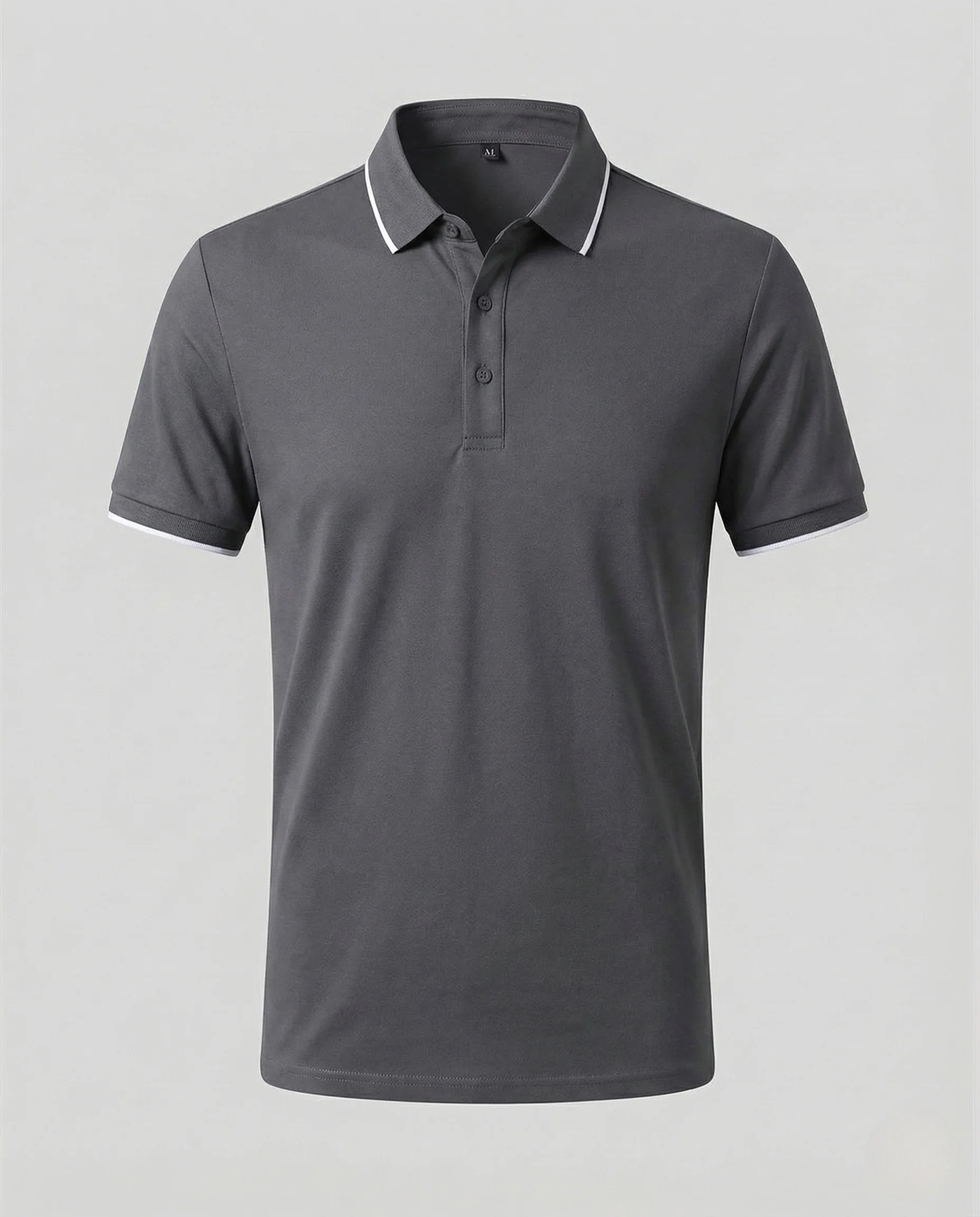 Herren Poloshirt Piqué Slim Fit Paspel Kragen - Image 11