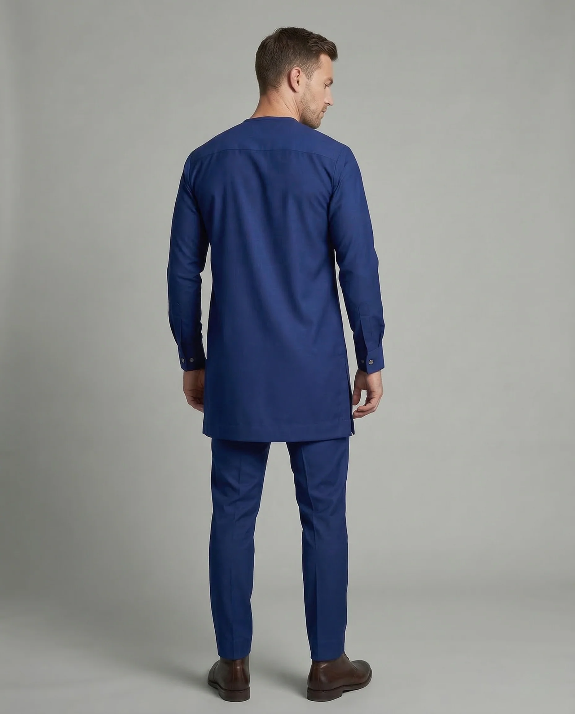 Herren Tunika Set Stickerei Hose - Image 3