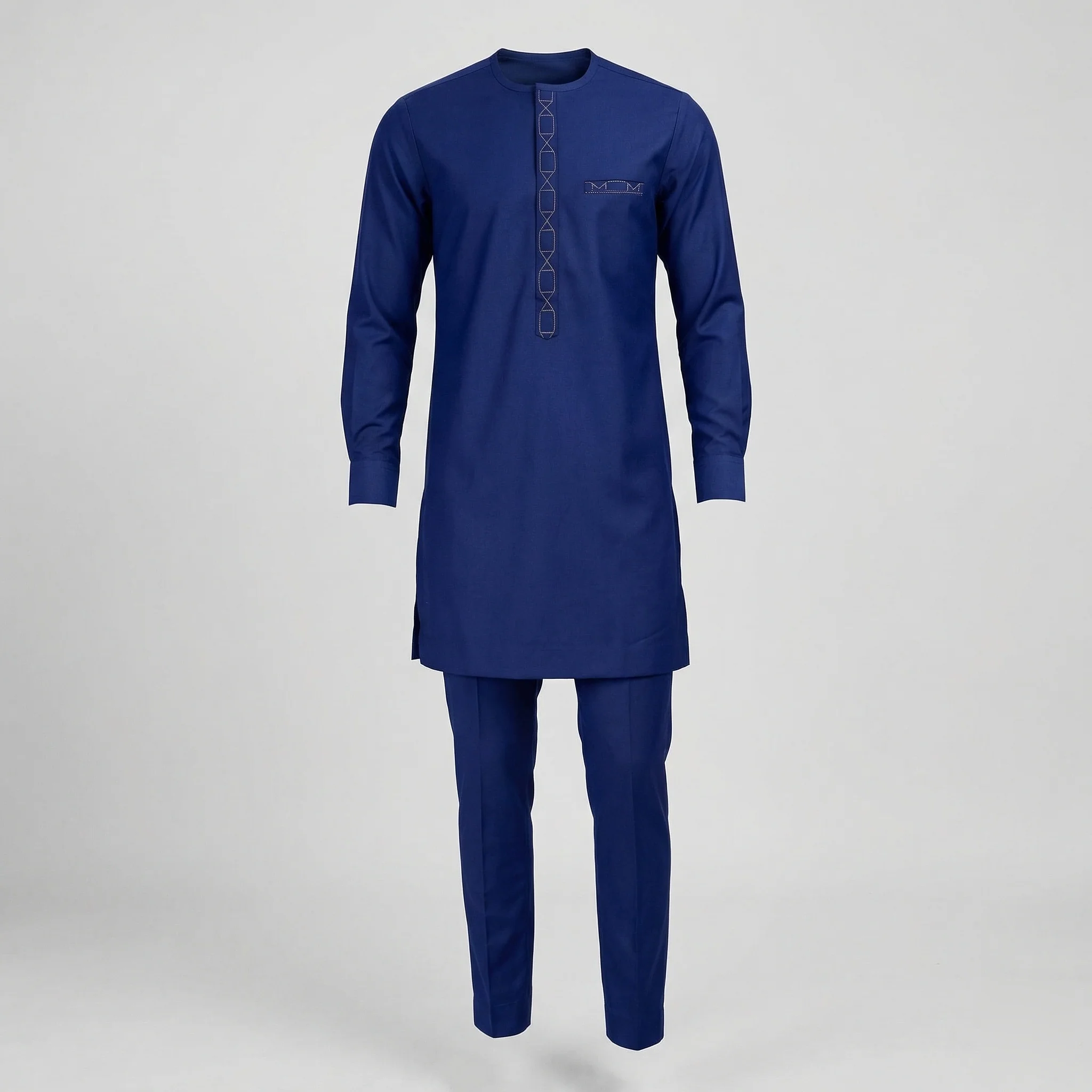 Herren Tunika Set Stickerei Hose - Image 4