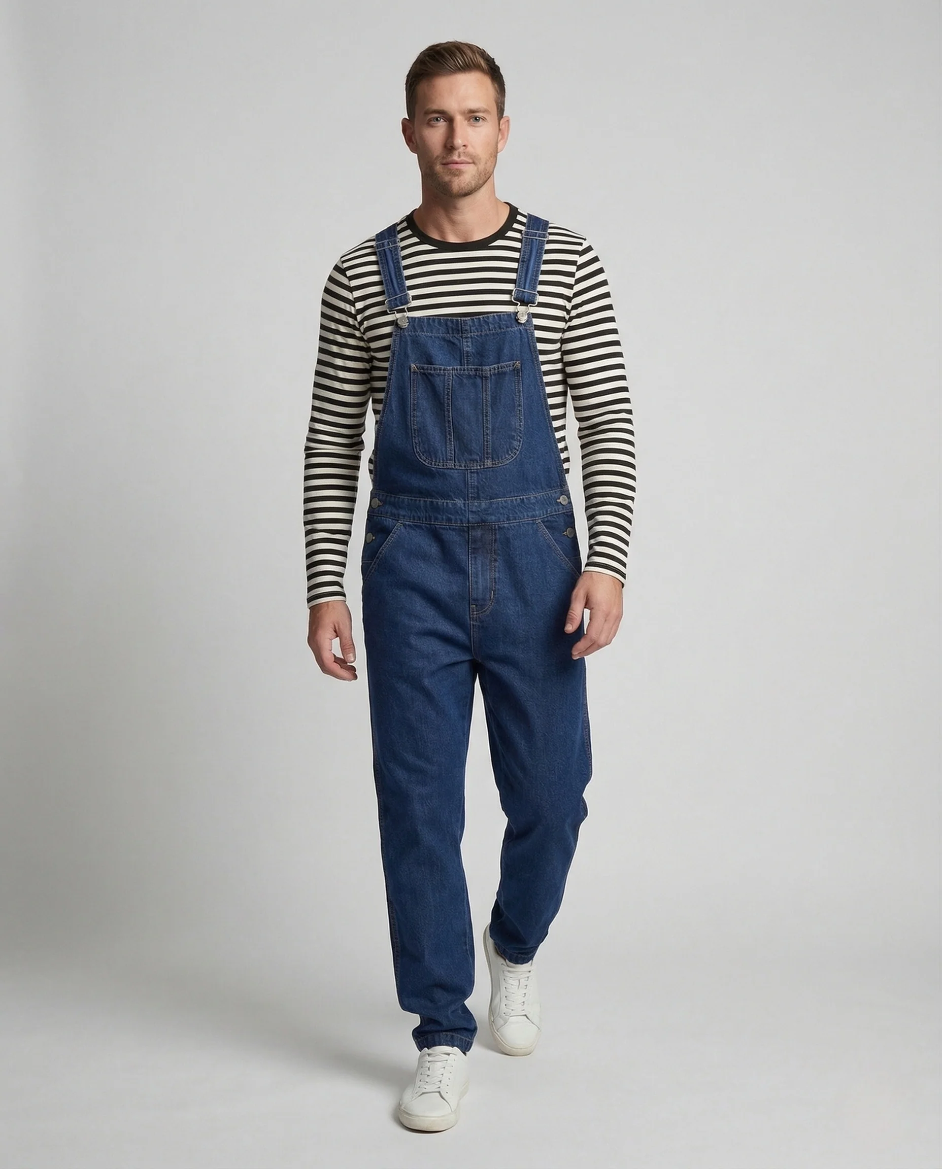 Herren Relax Denim Latzhose