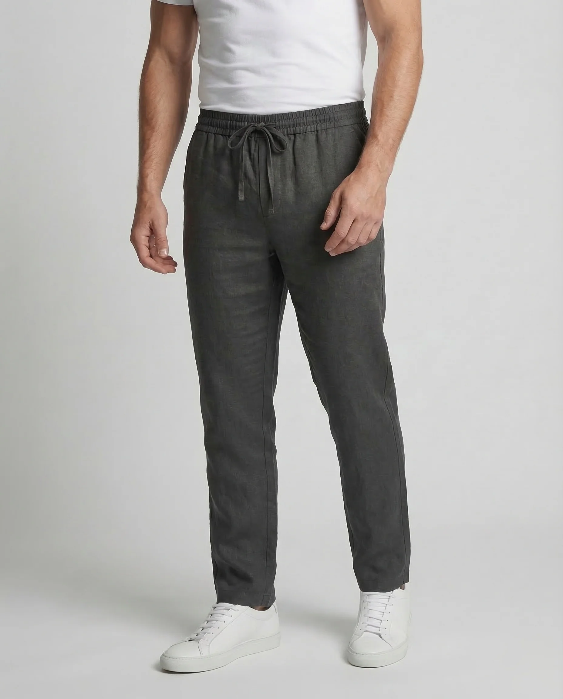 Herren Leinenhose Freizeit - Image 2