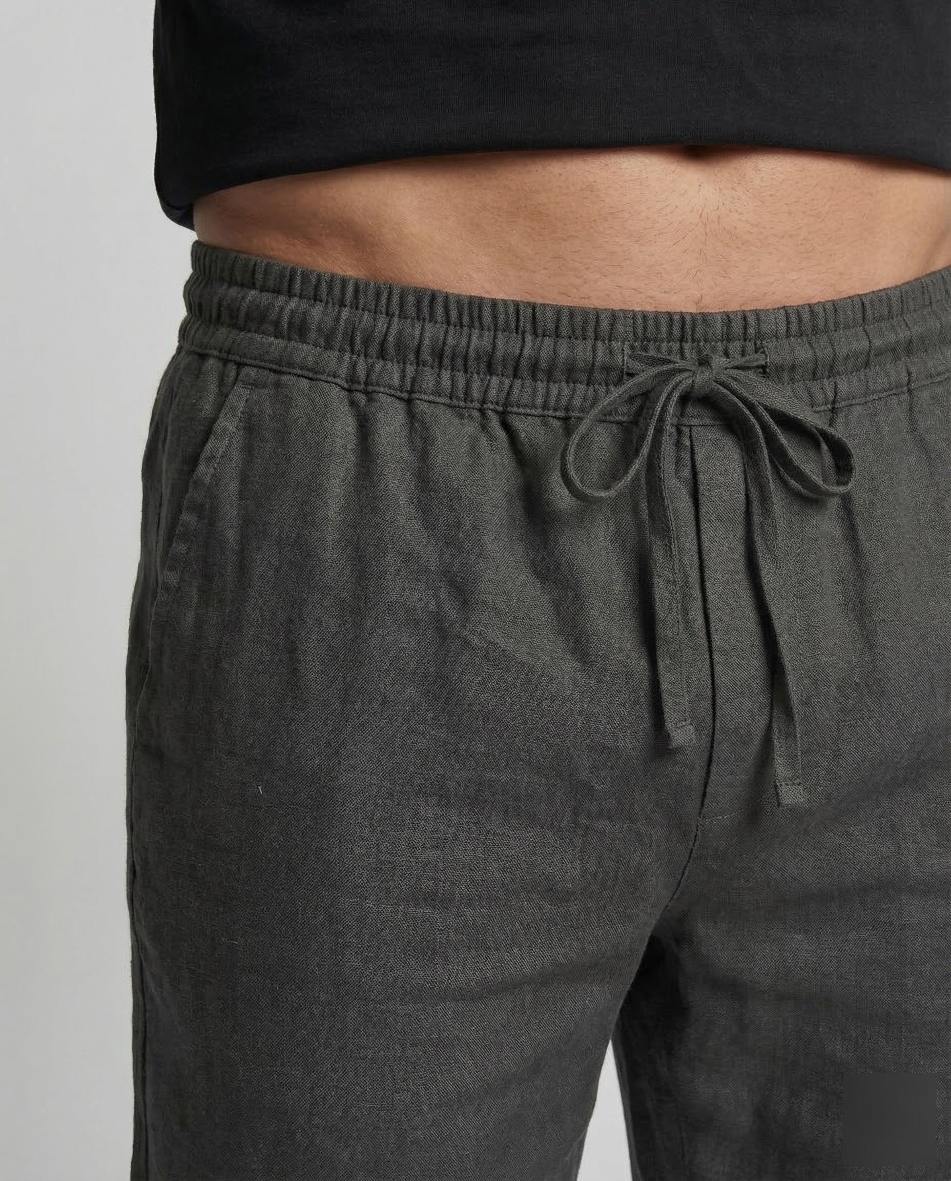 Herren Leinenhose Freizeit - Image 3