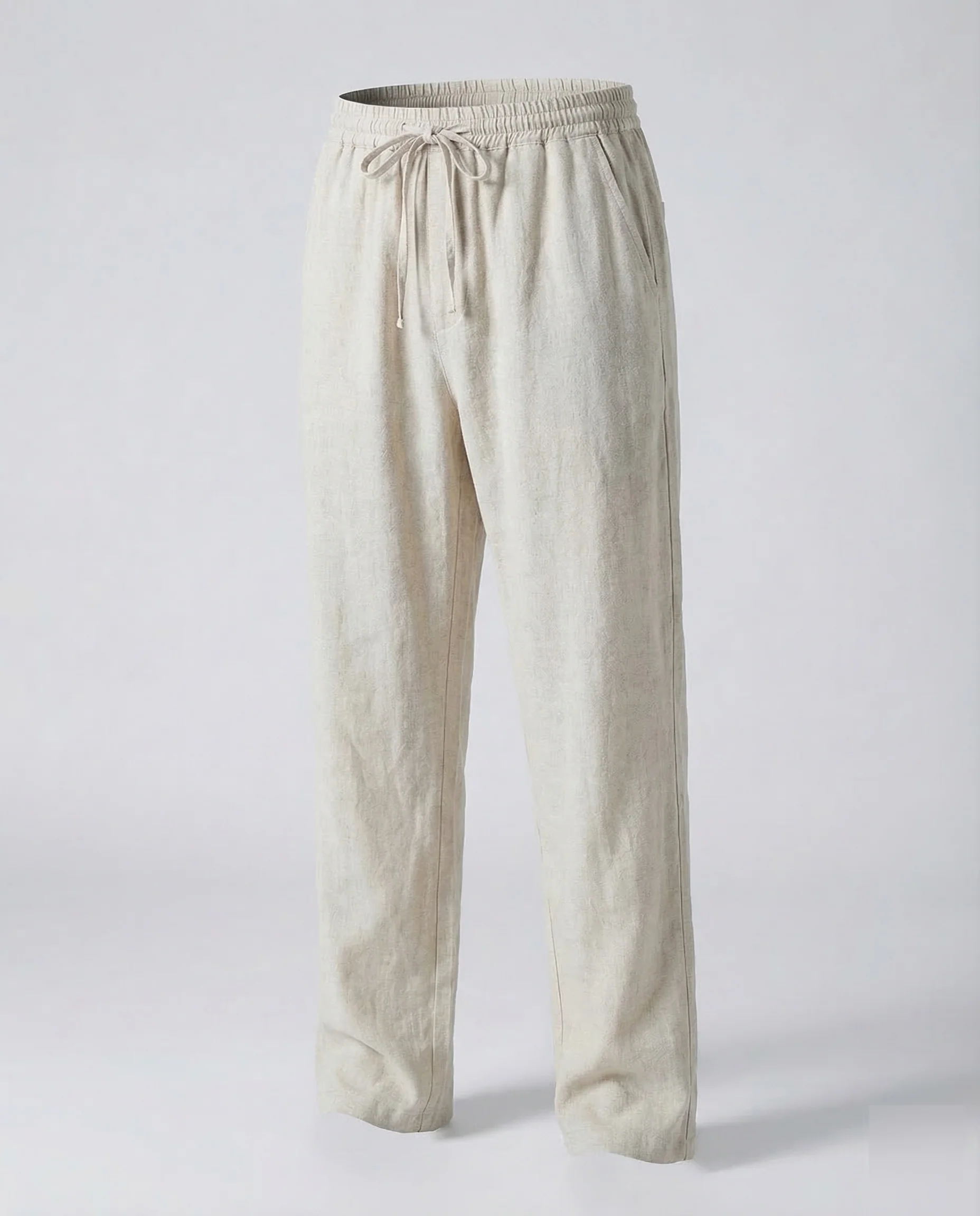 Herren Leinenhose Freizeit - Image 9