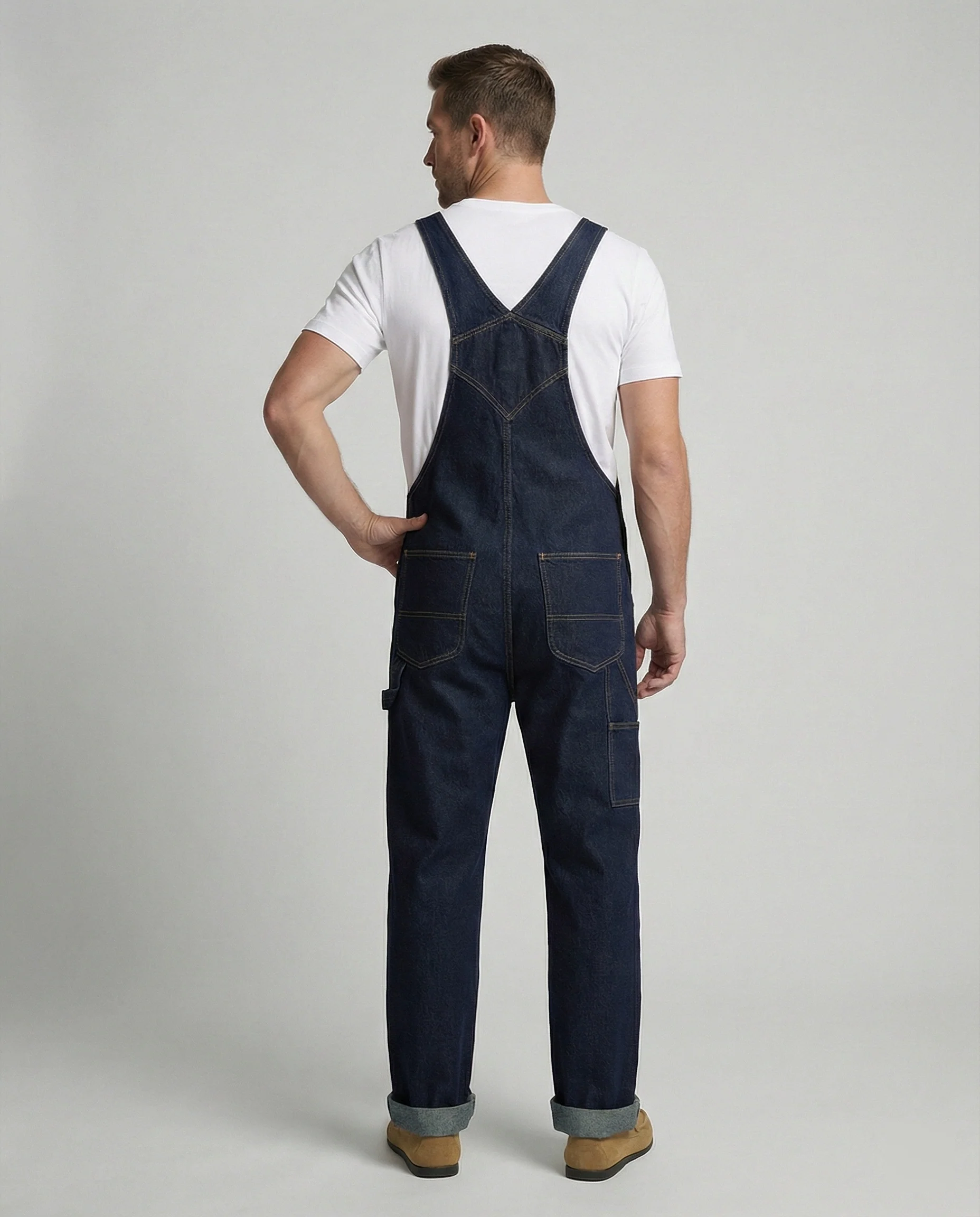 Herren Jeans Latzhose Denim - Image 2