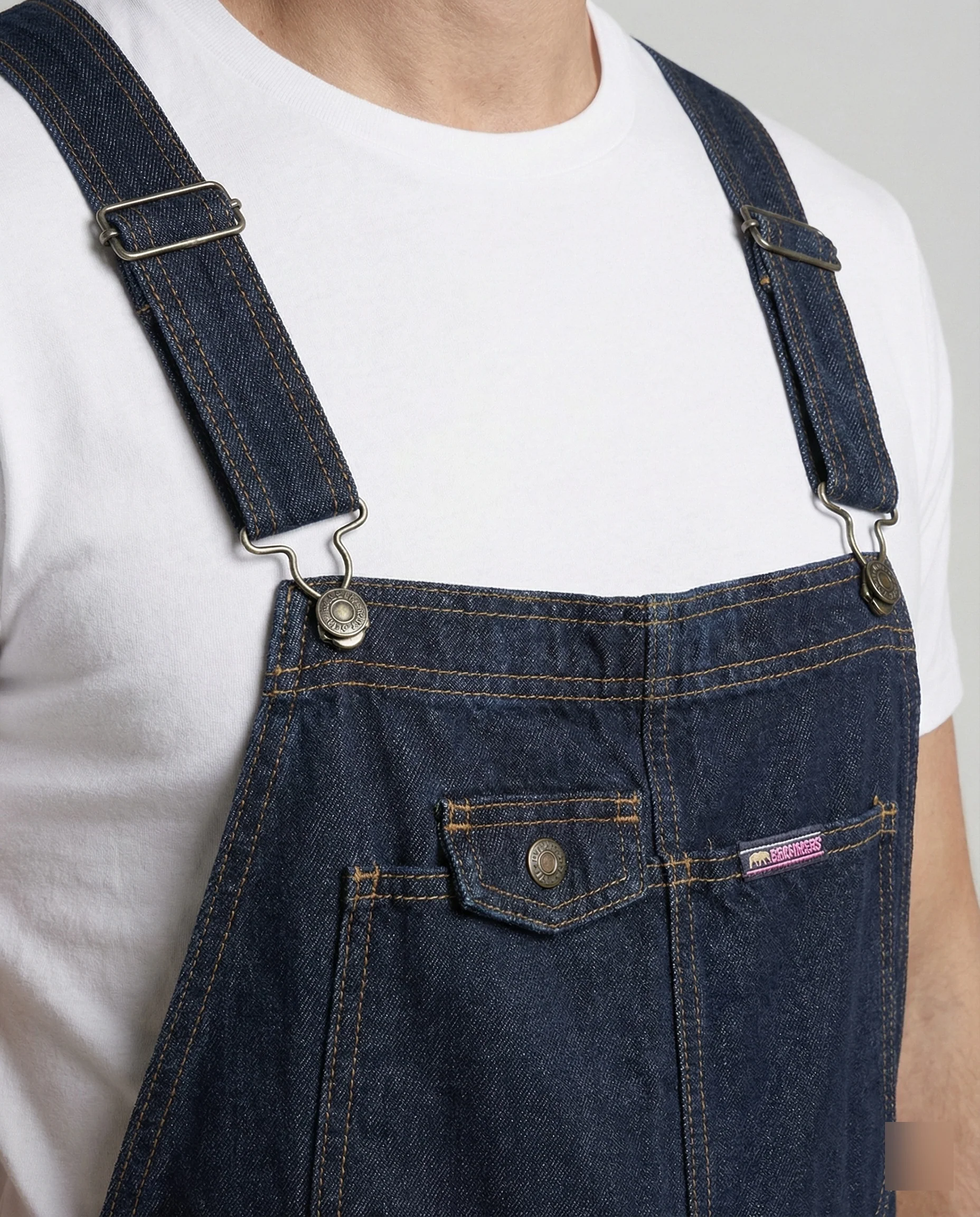 Herren Jeans Latzhose Denim - Image 3