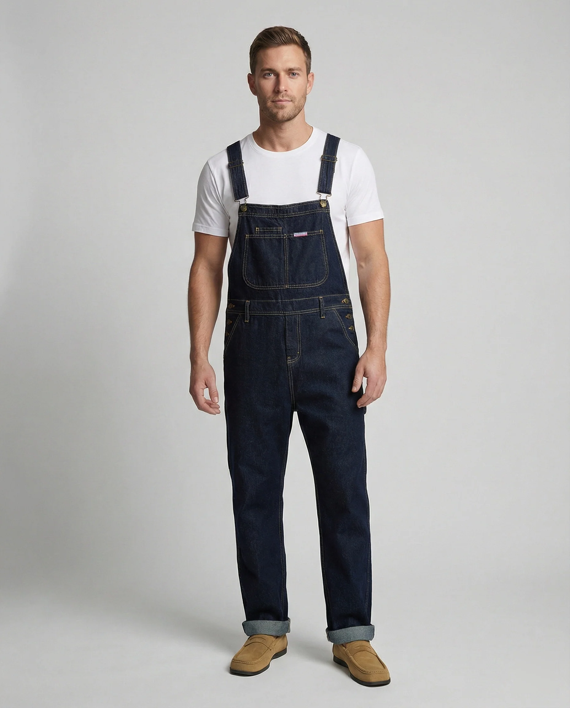 Herren Jeans Latzhose Denim - Image 4