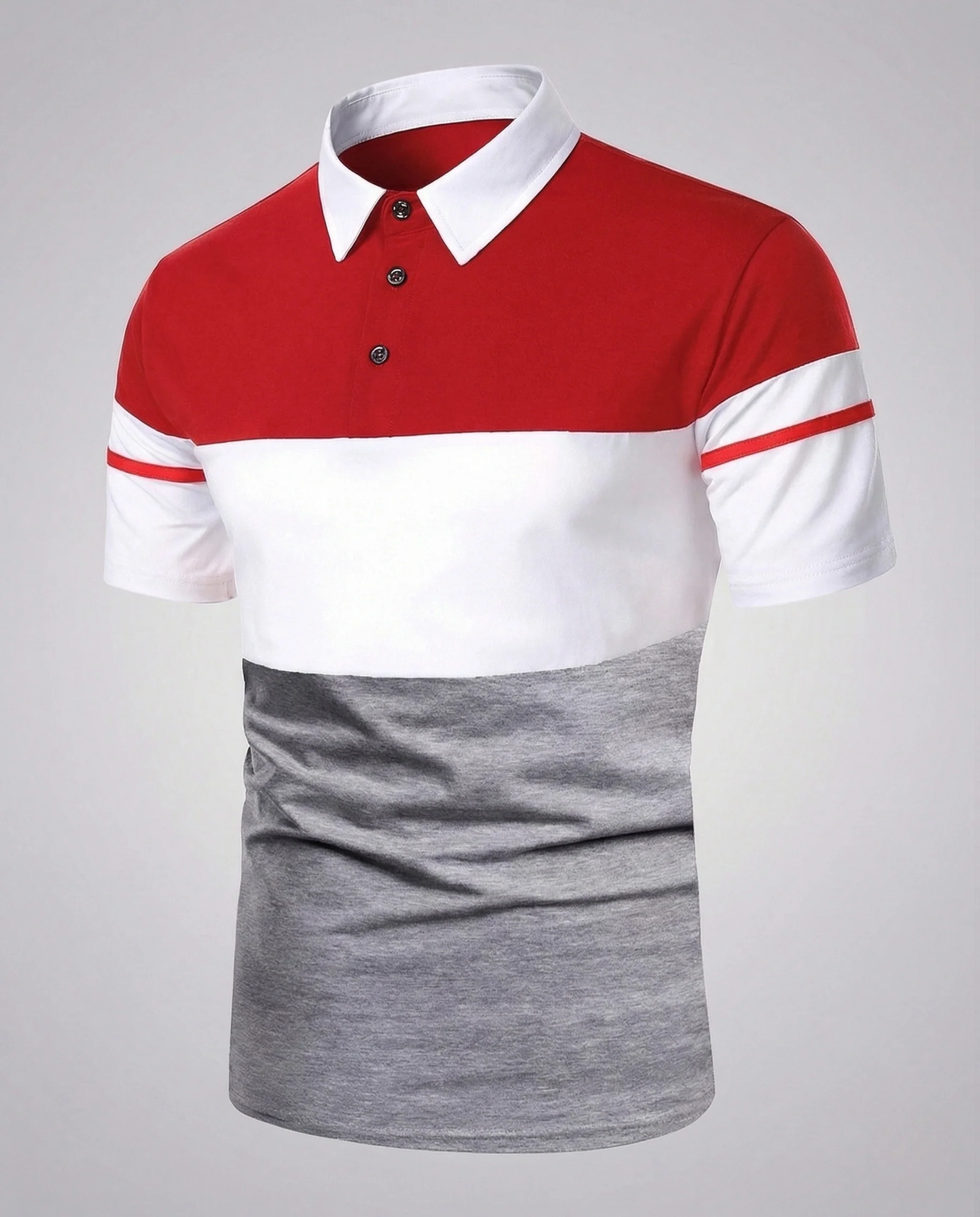 Herren Farbblock Polo - Image 6